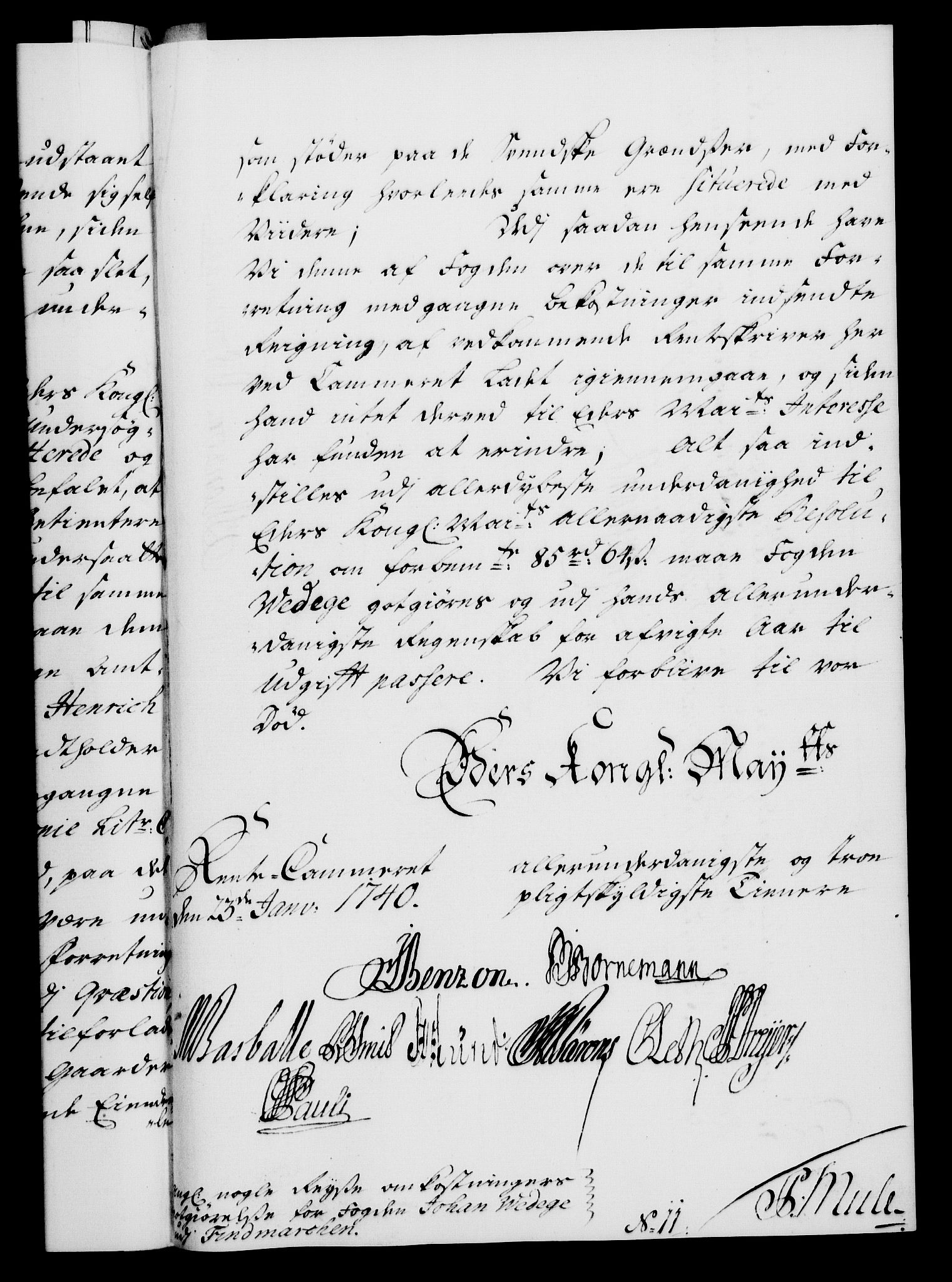 Rentekammeret, Kammerkanselliet, RA/EA-3111/G/Gf/Gfa/L0023: Norsk relasjons- og resolusjonsprotokoll (merket RK 52.23), 1740, s. 118