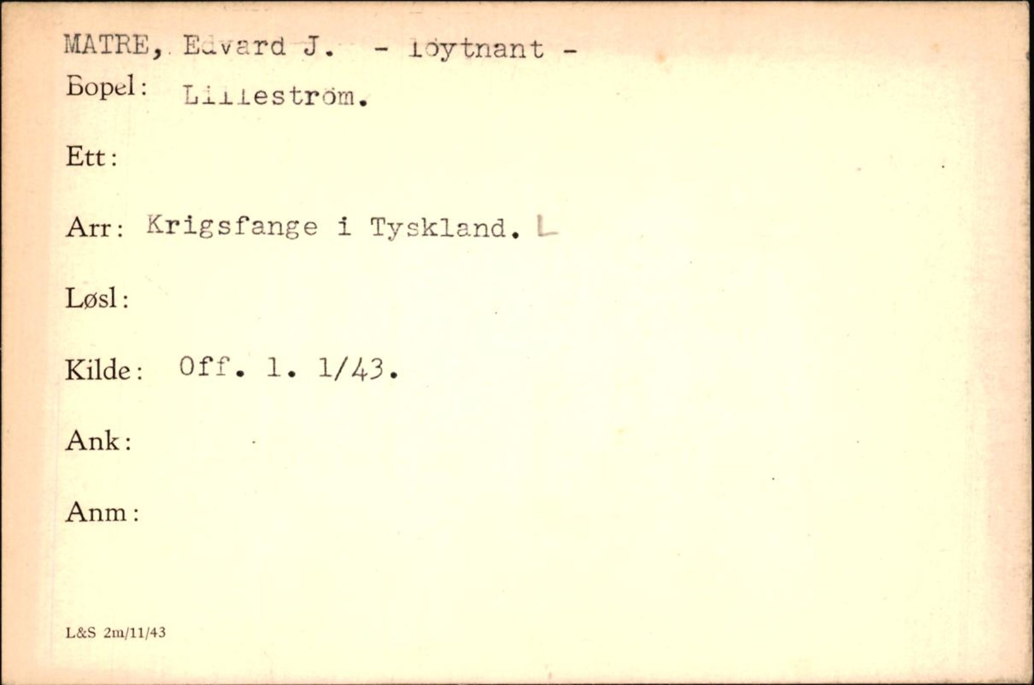 Forsvaret, Forsvarets krigshistoriske avdeling, AV/RA-RAFA-2017/Y/Yf/L0200: II-C-11-2102  -  Norske krigsfanger i Tyskland, 1940-1945, s. 703