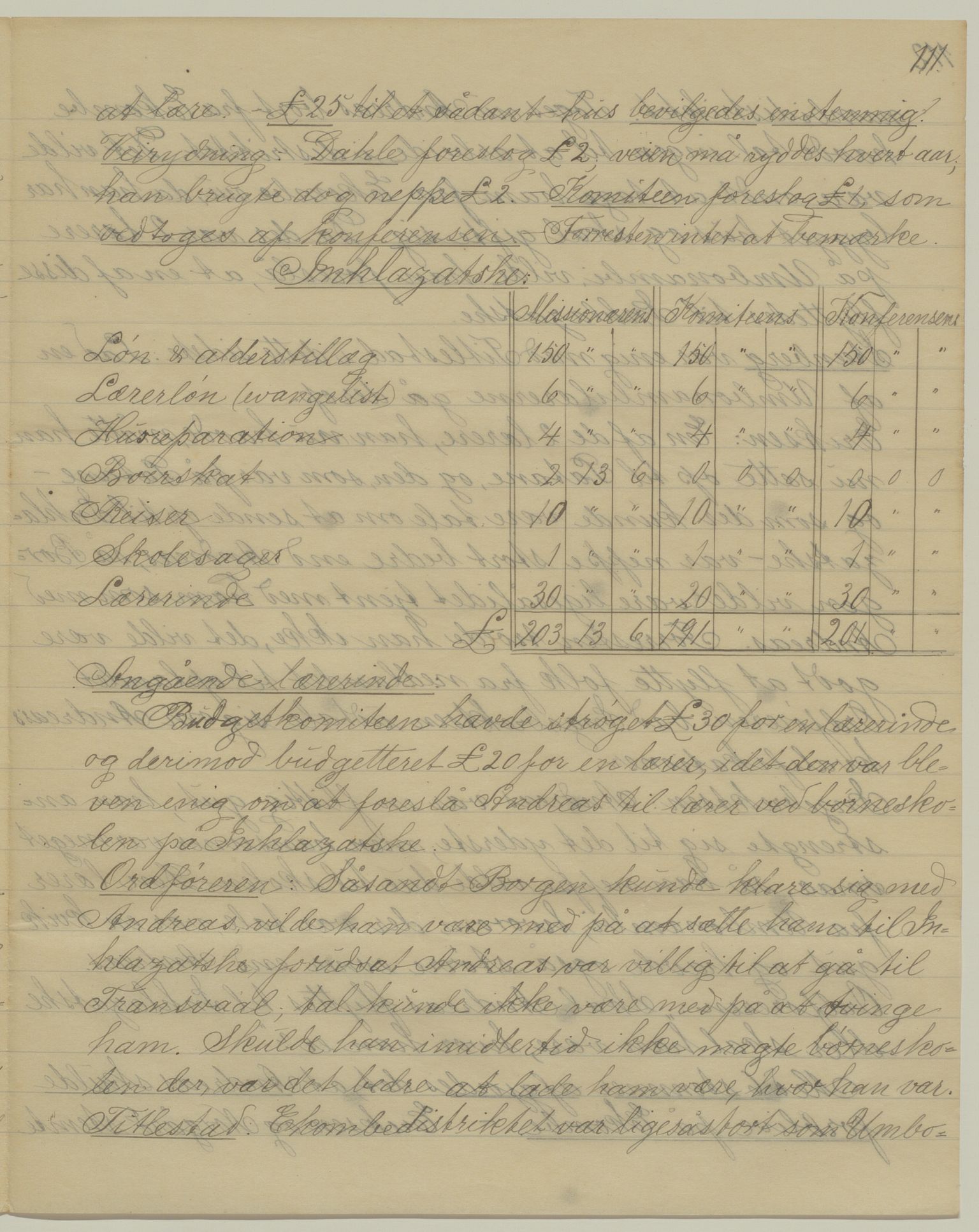 Det Norske Misjonsselskap - hovedadministrasjonen, VID/MA-A-1045/D/Da/Daa/L0042/0007: Konferansereferat og årsberetninger / Konferansereferat fra Sør-Afrika., 1898, s. 111