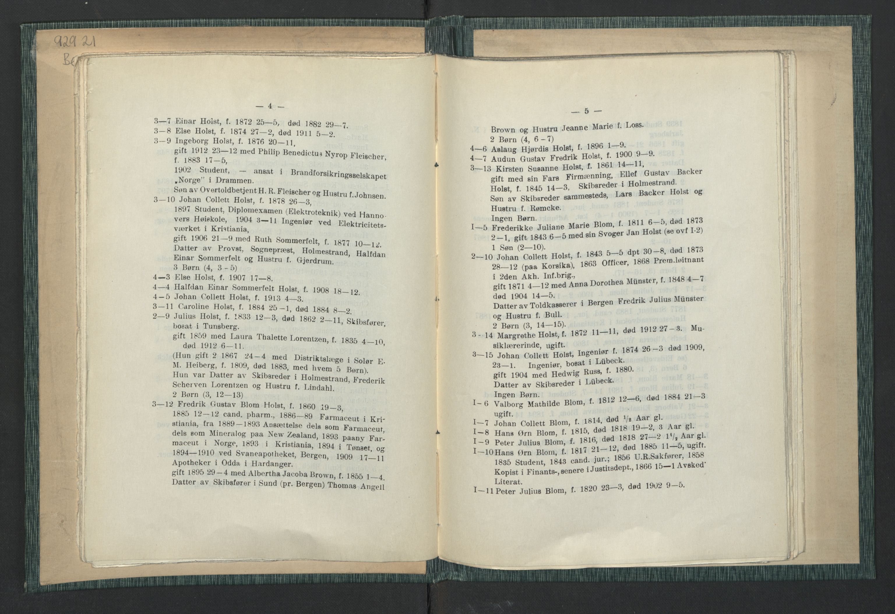 Andre publikasjoner, PUBL/PUBL-999/0003/0001: Johan Kielland Bergwitz: Vore Eidsvollsmænds efterkommere. Gjennem alle linjer i 100 aar (1914), 1814-1914, s. 23