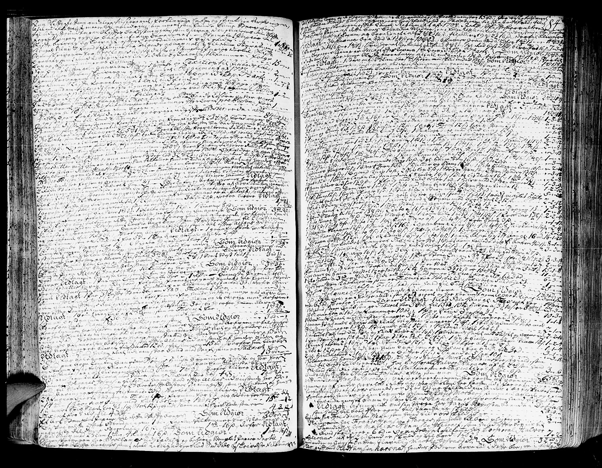 Lier, Røyken og Hurum sorenskriveri, AV/SAKO-A-89/H/Hc/L0004: Skifteprotokoll, 1745-1761, s. 83b-84a