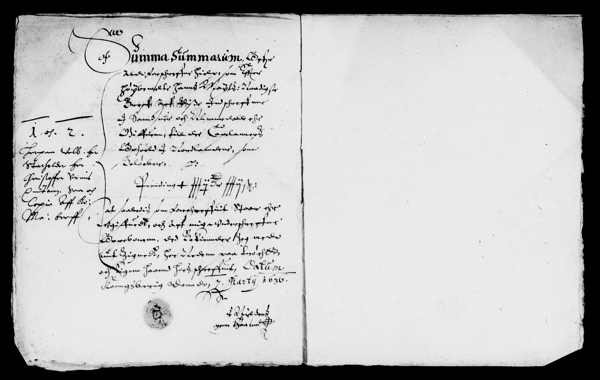 Rentekammeret inntil 1814, Reviderte regnskaper, Lensregnskaper, AV/RA-EA-5023/R/Rb/Rbn/L0001: Numedal og Sandsvær len, 1628-1638