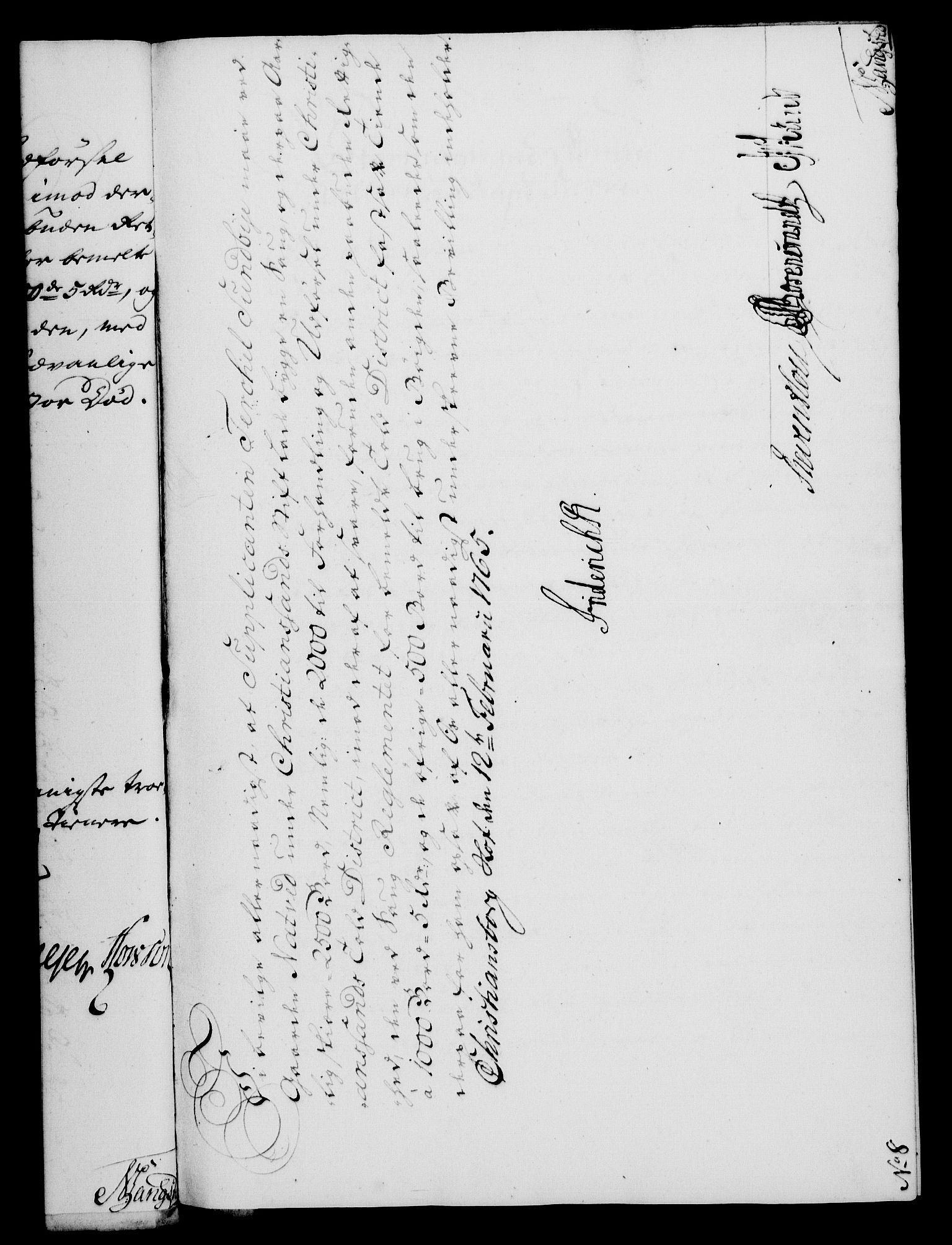 Rentekammeret, Kammerkanselliet, AV/RA-EA-3111/G/Gf/Gfa/L0047: Norsk relasjons- og resolusjonsprotokoll (merket RK 52.47), 1765, s. 85