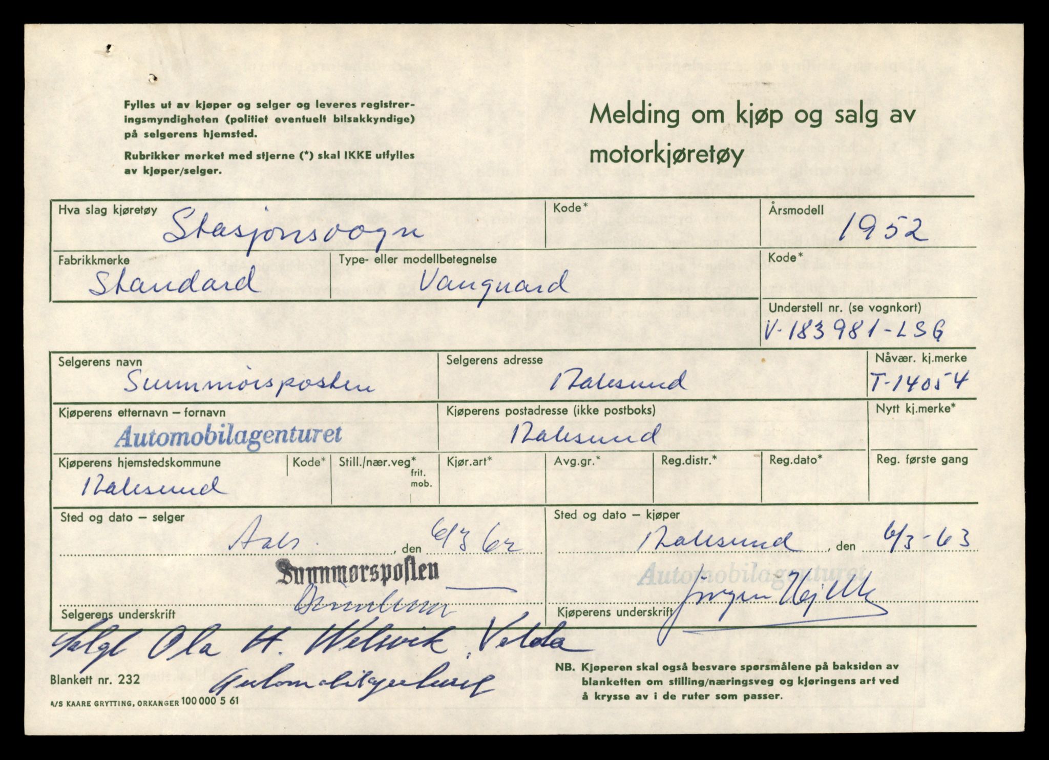Møre og Romsdal vegkontor - Ålesund trafikkstasjon, AV/SAT-A-4099/F/Fe/L0042: Registreringskort for kjøretøy T 13906 - T 14079, 1927-1998, s. 2573