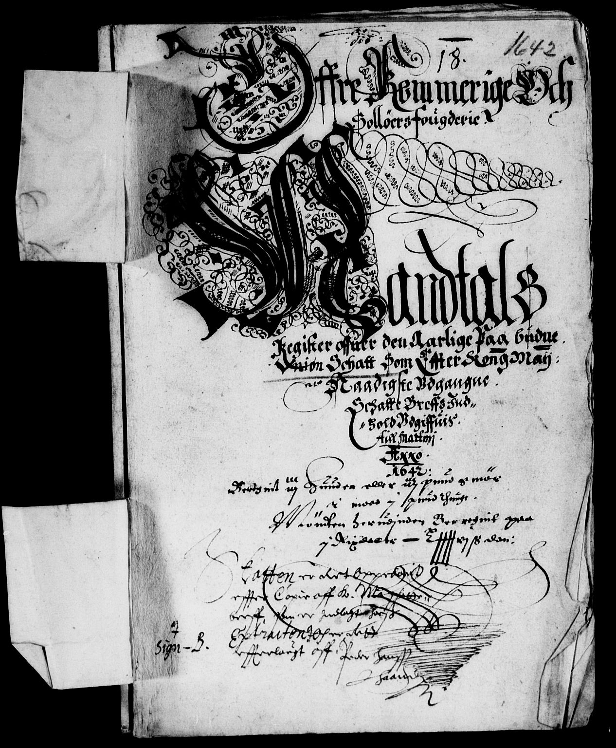 Rentekammeret inntil 1814, Reviderte regnskaper, Lensregnskaper, AV/RA-EA-5023/R/Rb/Rba/L0167: Akershus len, 1642-1643