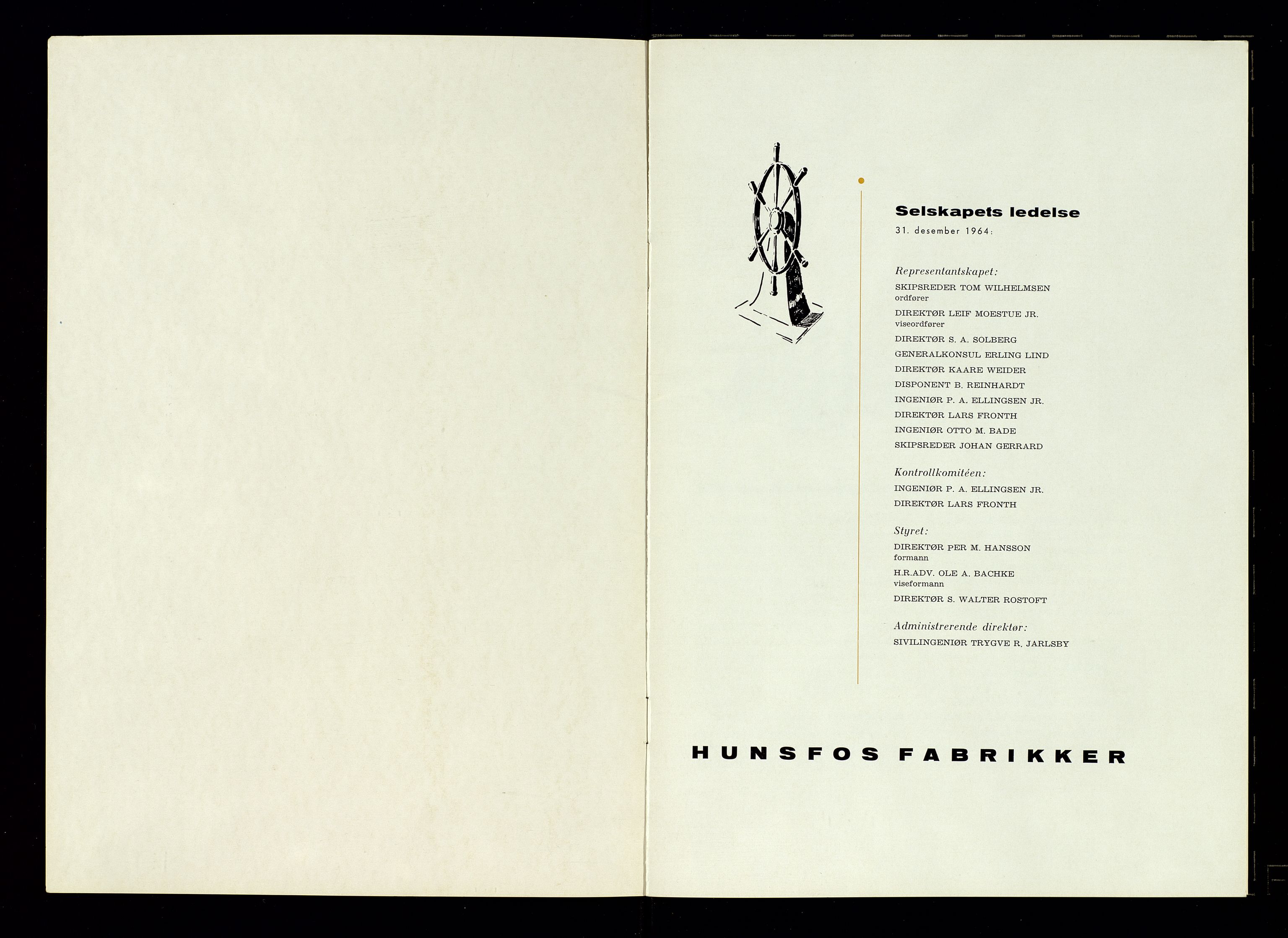 Hunsfos fabrikker, AV/SAK-D/1440/01/L0001/0003: Vedtekter, anmeldelser og årsberetninger / Årsberetninger og regnskap, 1918-1989, s. 238