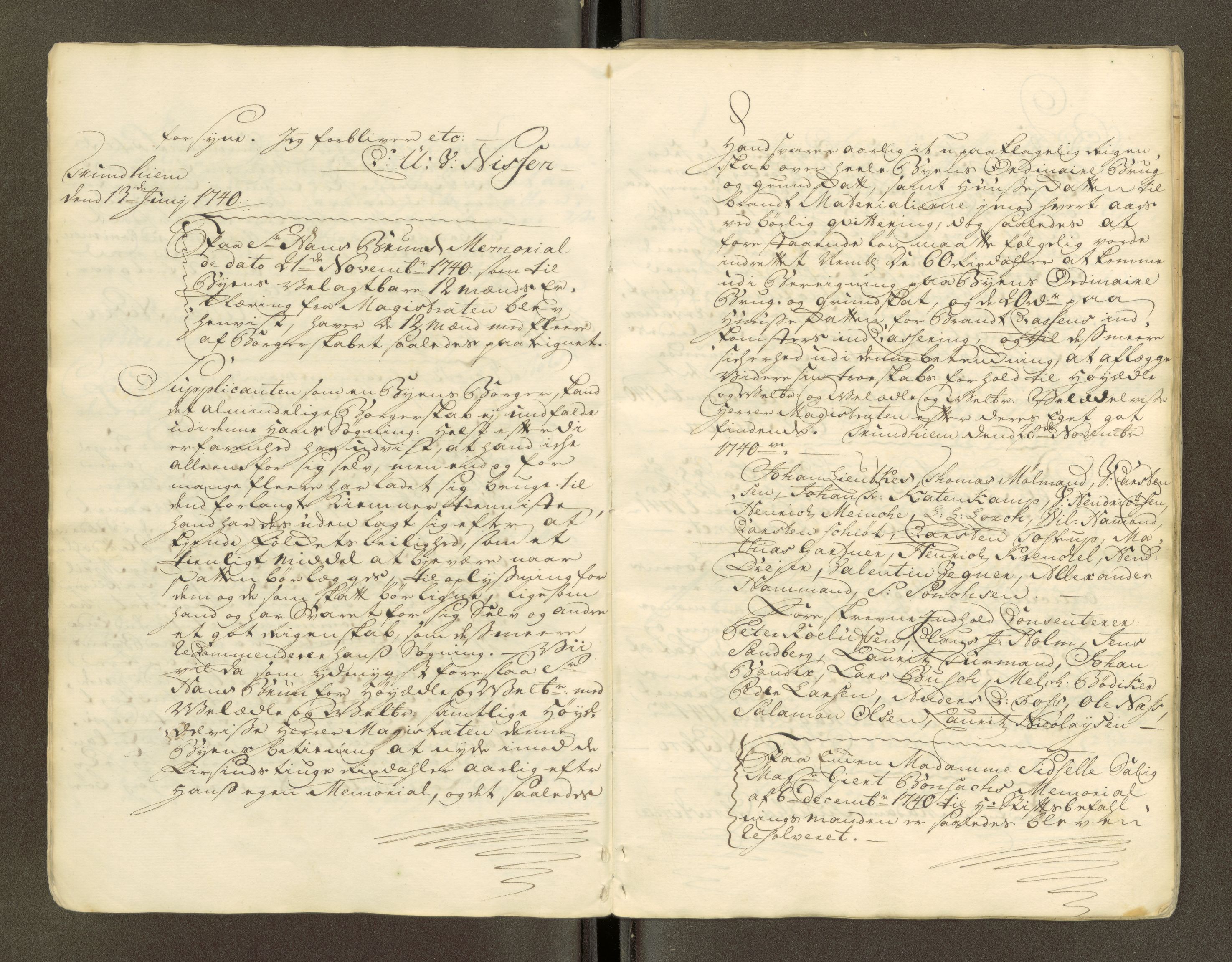 Trondheim magistrat, AV/SAT-A-4372/D/Da/L0007: Skattemanntall, 1740-1745, s. 200