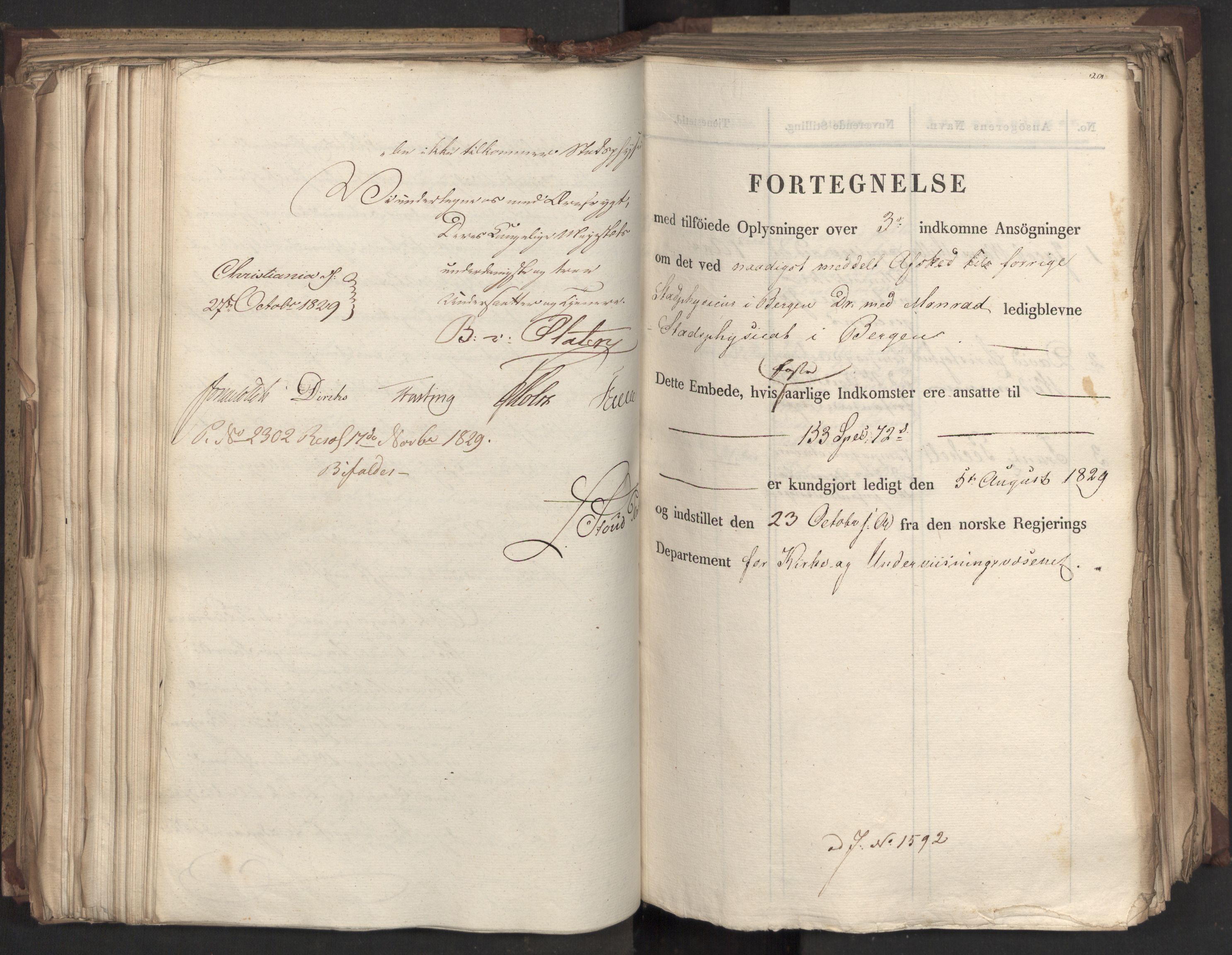 Statsrådsavdelingen i Stockholm, AV/RA-S-1003/D/Da/L0061: Regjeringsinnstillinger nr. 1501-1666, 1829, s. 290