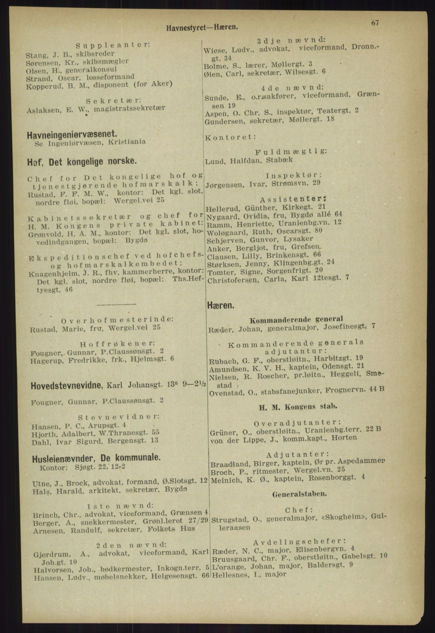 Kristiania/Oslo adressebok, PUBL/-, 1918, s. 74