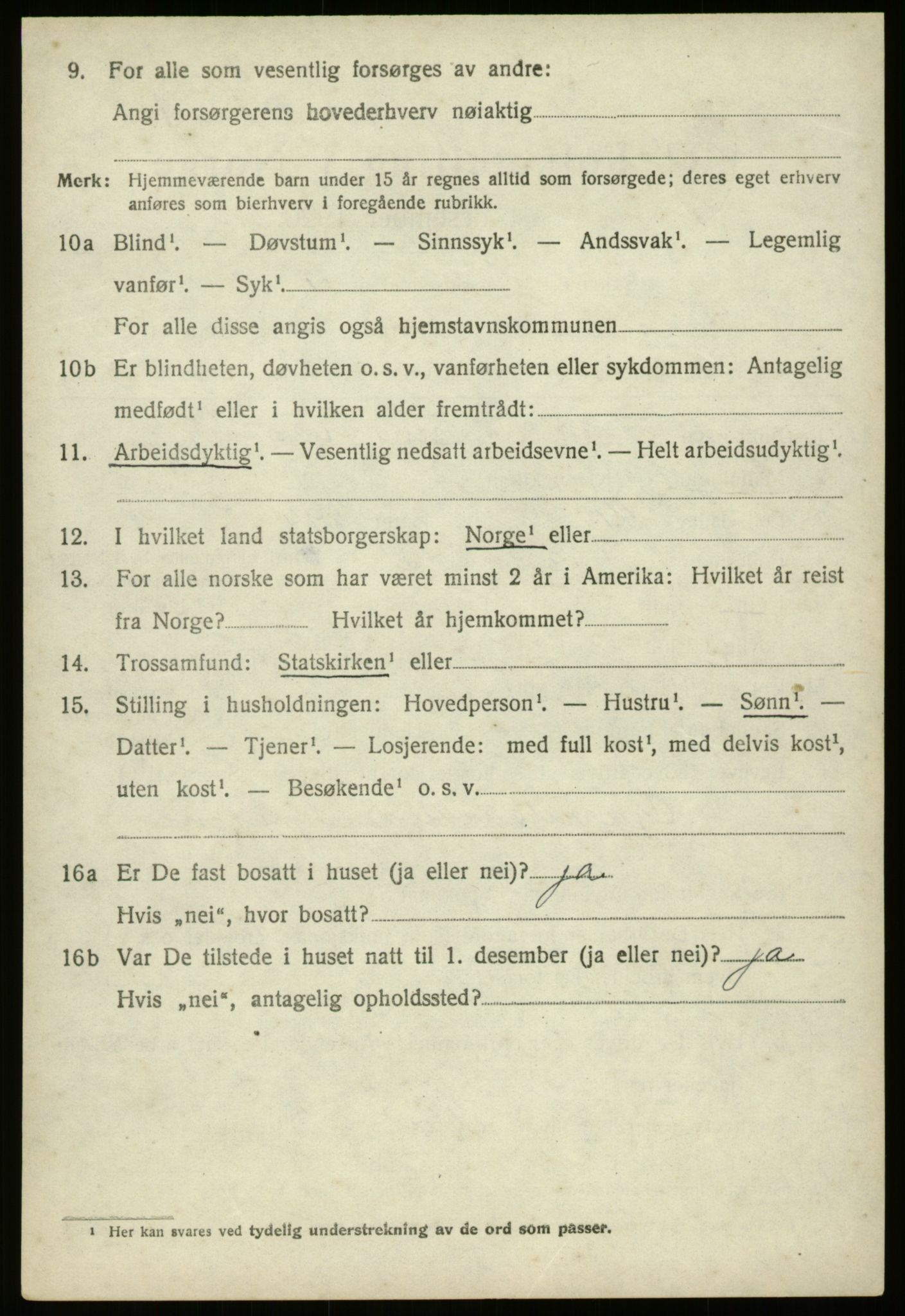 SAB, Folketelling 1920 for 1444 Hornindal herred, 1920, s. 3707