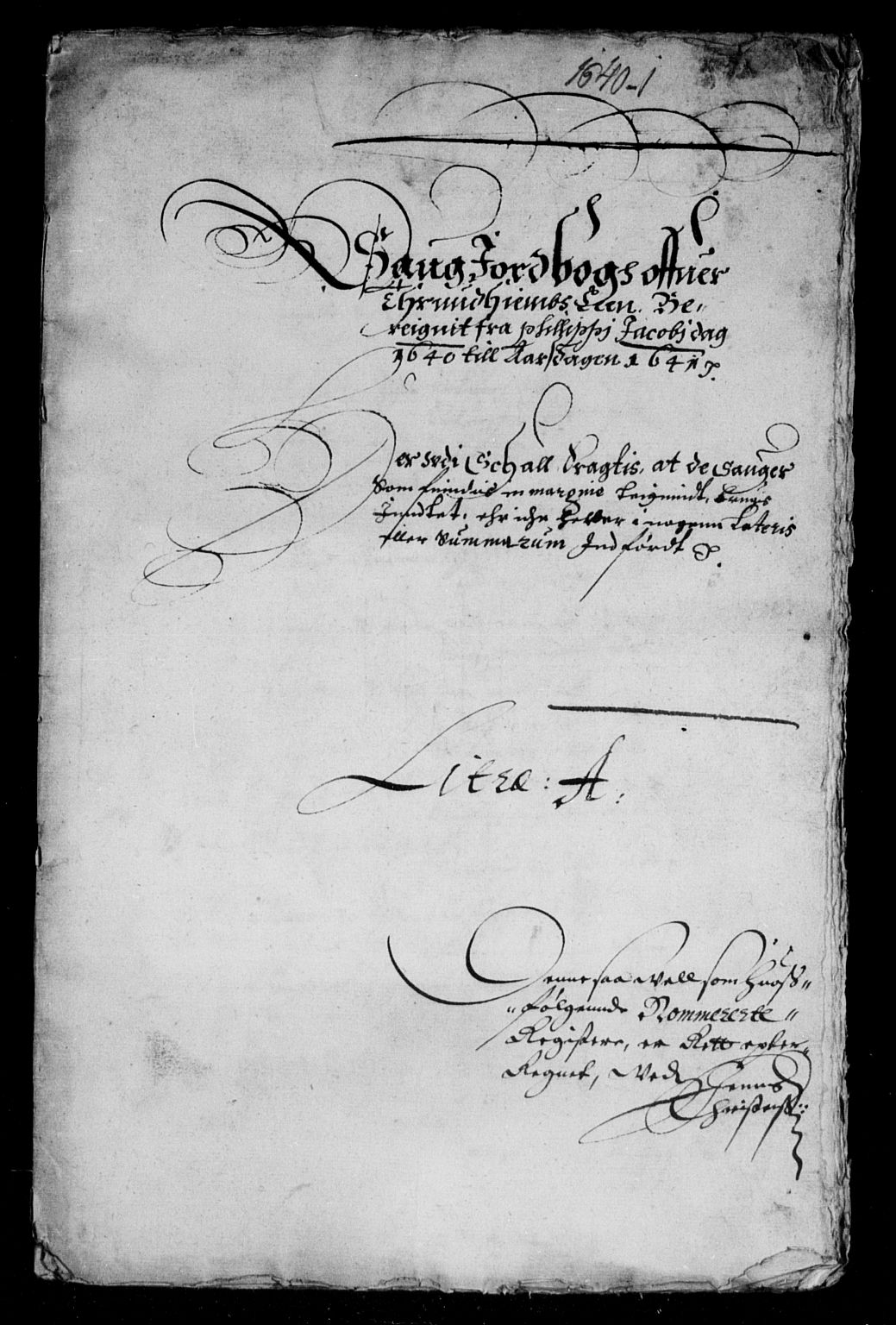 Rentekammeret inntil 1814, Reviderte regnskaper, Lensregnskaper, RA/EA-5023/R/Rb/Rbw/L0067: Trondheim len, 1639-1641