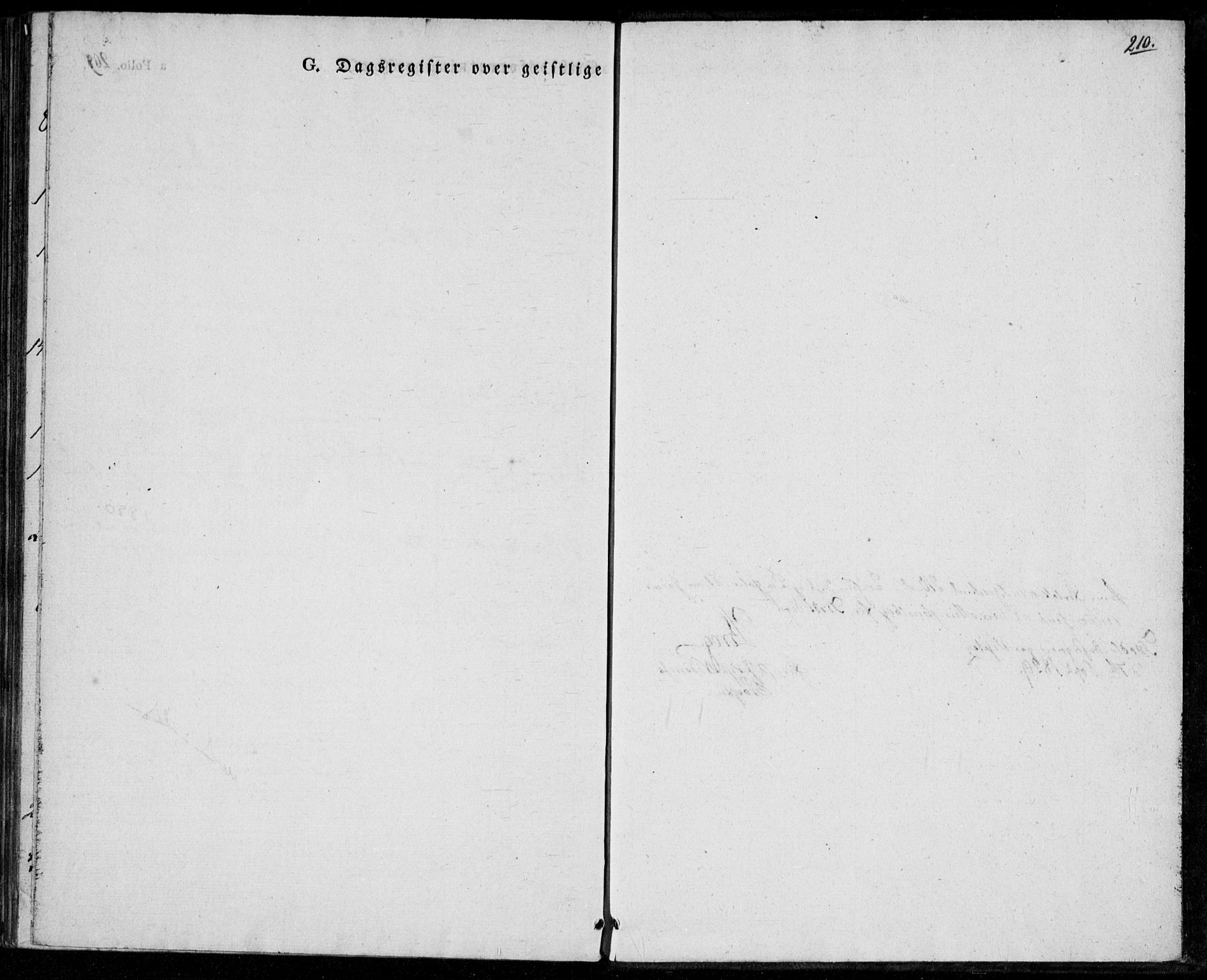 Tveit sokneprestkontor, AV/SAK-1111-0043/F/Fa/L0003: Ministerialbok nr. A 3, 1829-1852, s. 210