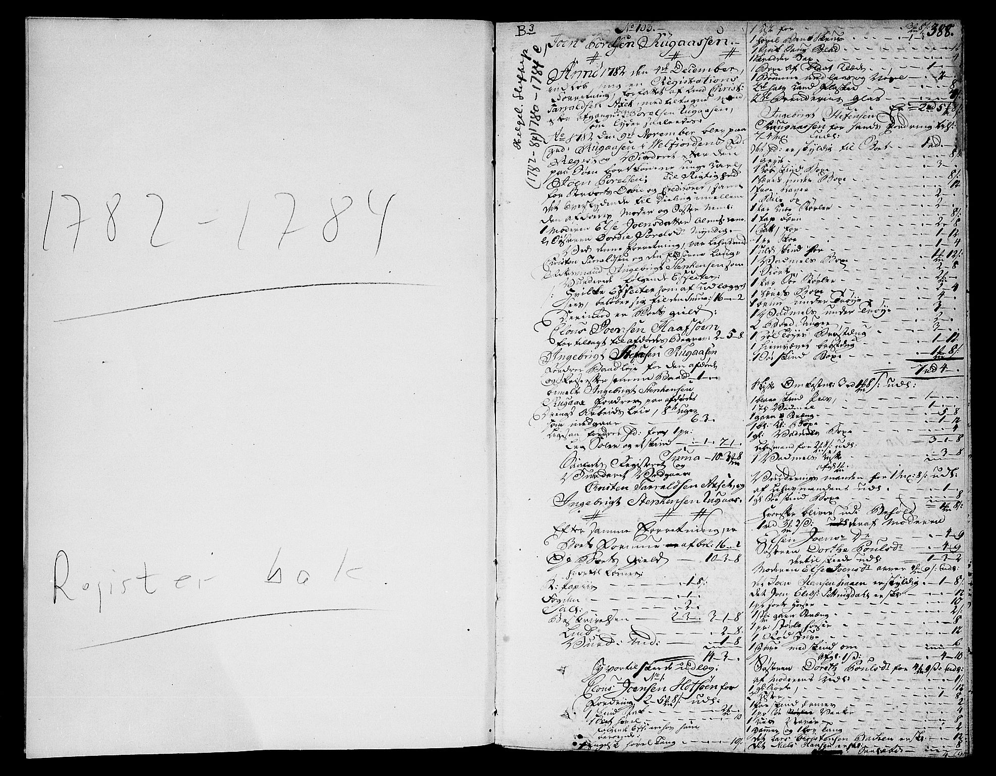 Helgeland sorenskriveri, AV/SAT-A-0004/3/3A/L0062: Skifteprotokoll 14C, 1782-1784, s. 387b-388a