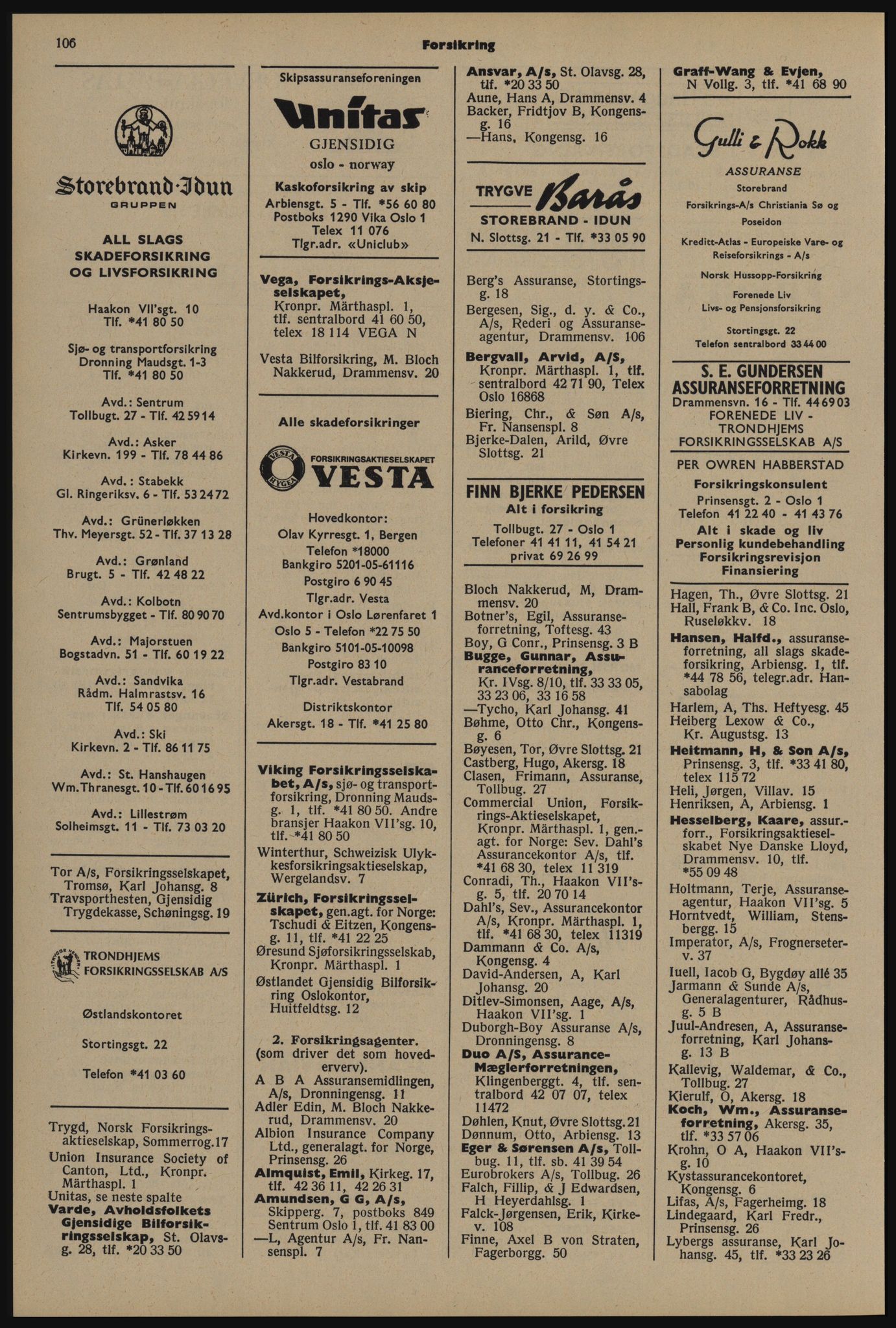 Kristiania/Oslo adressebok, PUBL/-, 1976-1977, s. 106