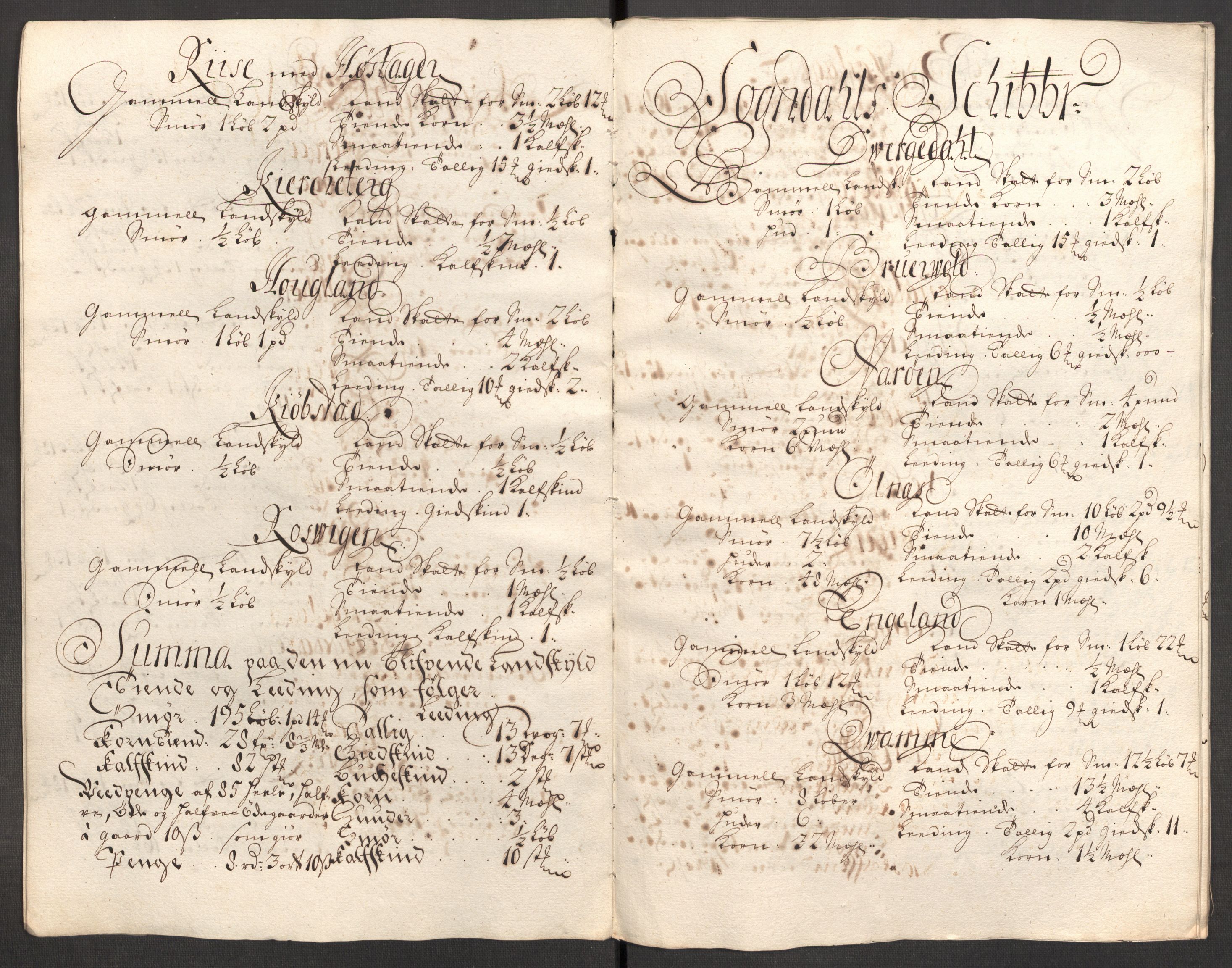 Rentekammeret inntil 1814, Reviderte regnskaper, Fogderegnskap, AV/RA-EA-4092/R52/L3315: Fogderegnskap Sogn, 1708, s. 300