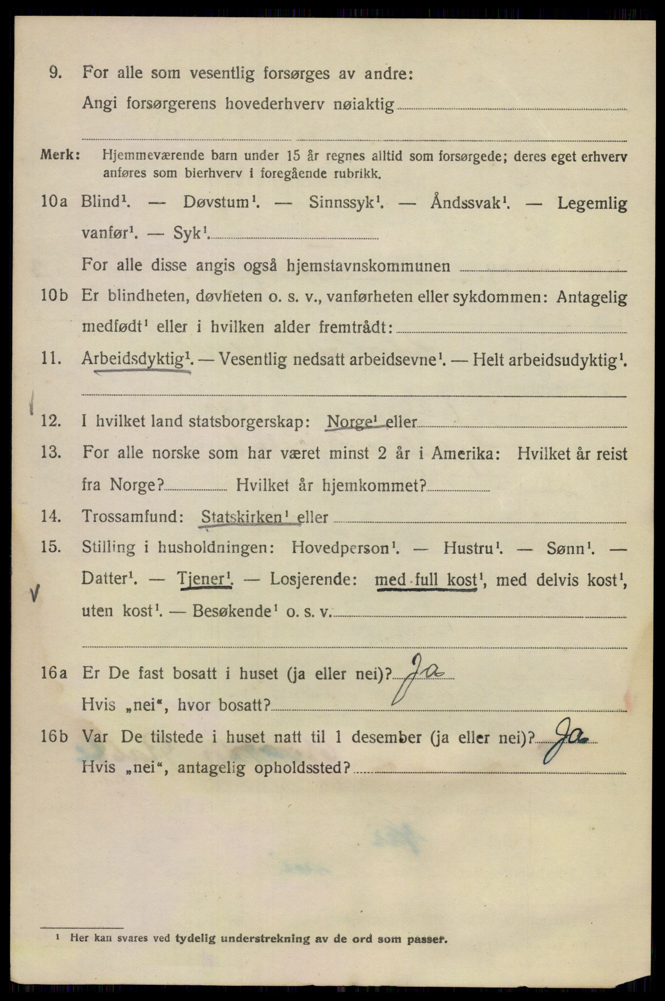 SAO, Folketelling 1920 for 0301 Kristiania kjøpstad, 1920, s. 595344