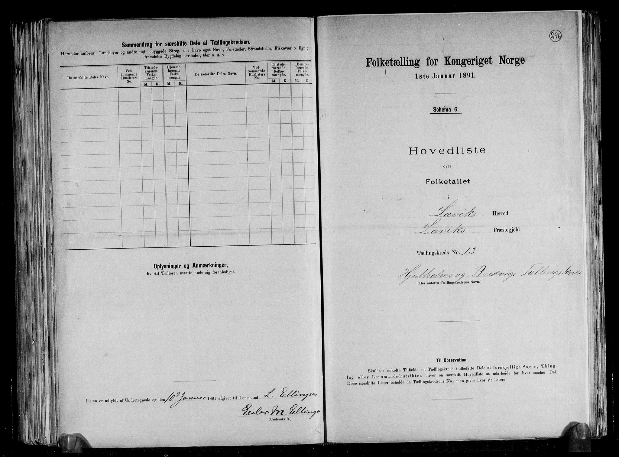 RA, Folketelling 1891 for 1415 Lavik og Brekke herred, 1891, s. 28