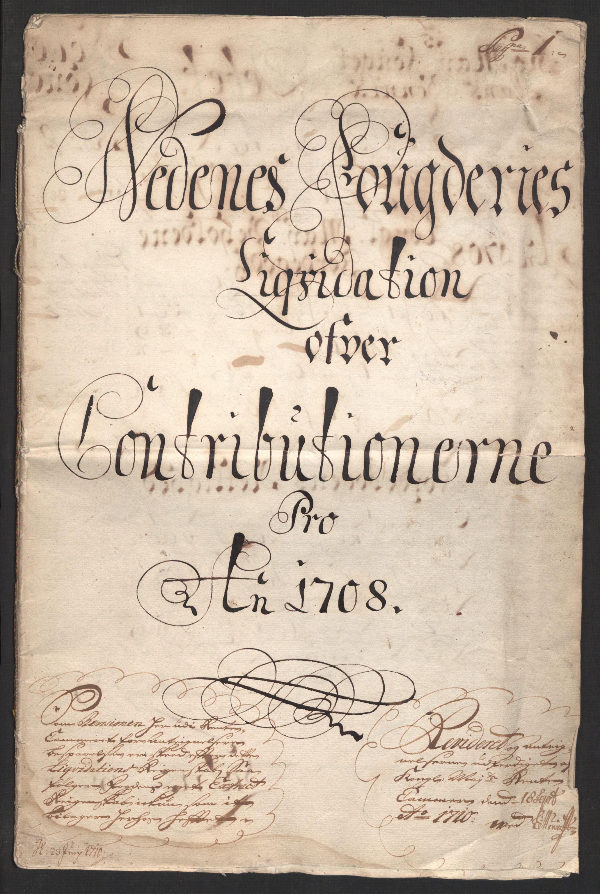 Rentekammeret inntil 1814, Reviderte regnskaper, Fogderegnskap, RA/EA-4092/R39/L2318: Fogderegnskap Nedenes, 1706-1709, s. 240