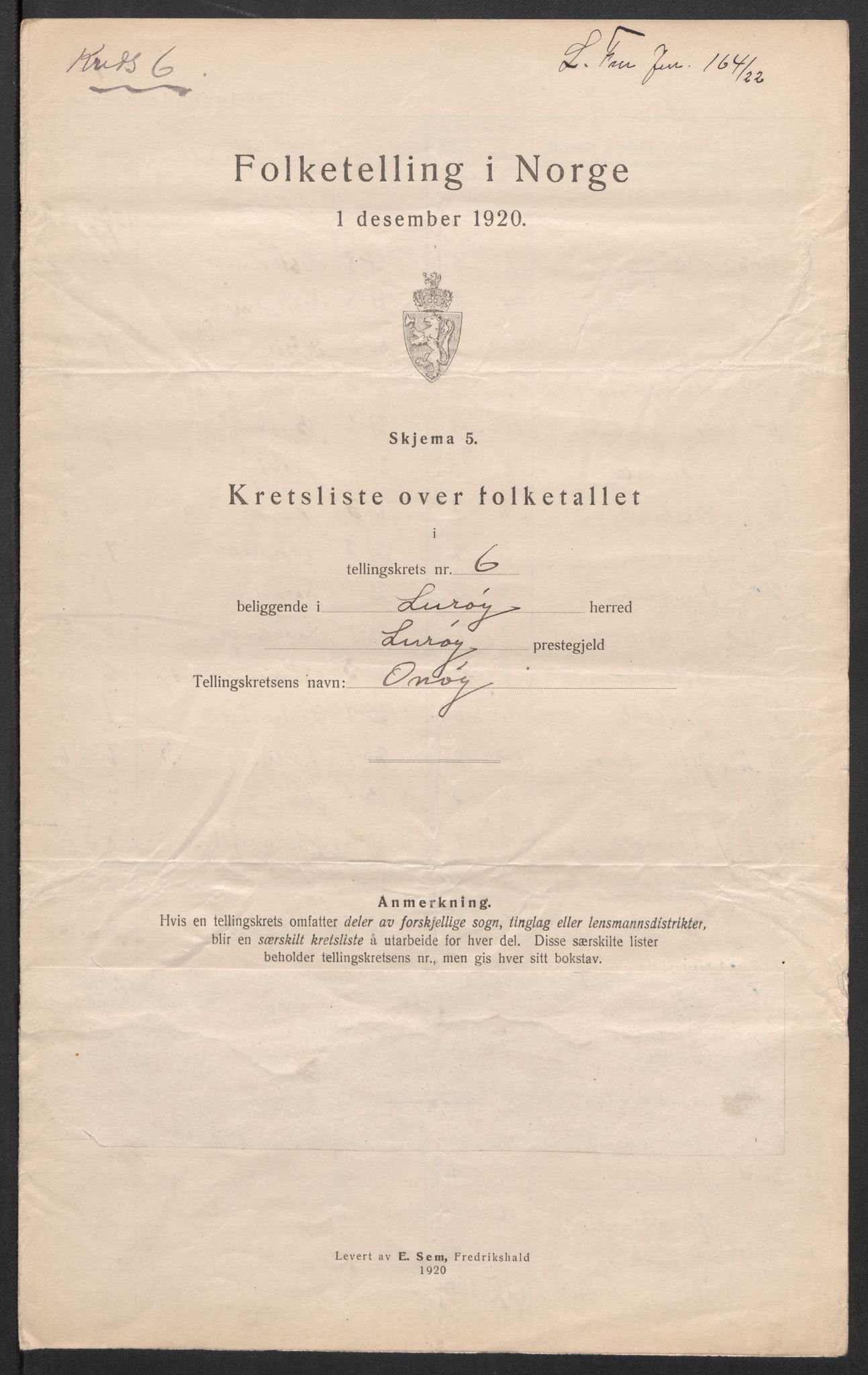 SAT, Folketelling 1920 for 1834 Lurøy herred, 1920, s. 25