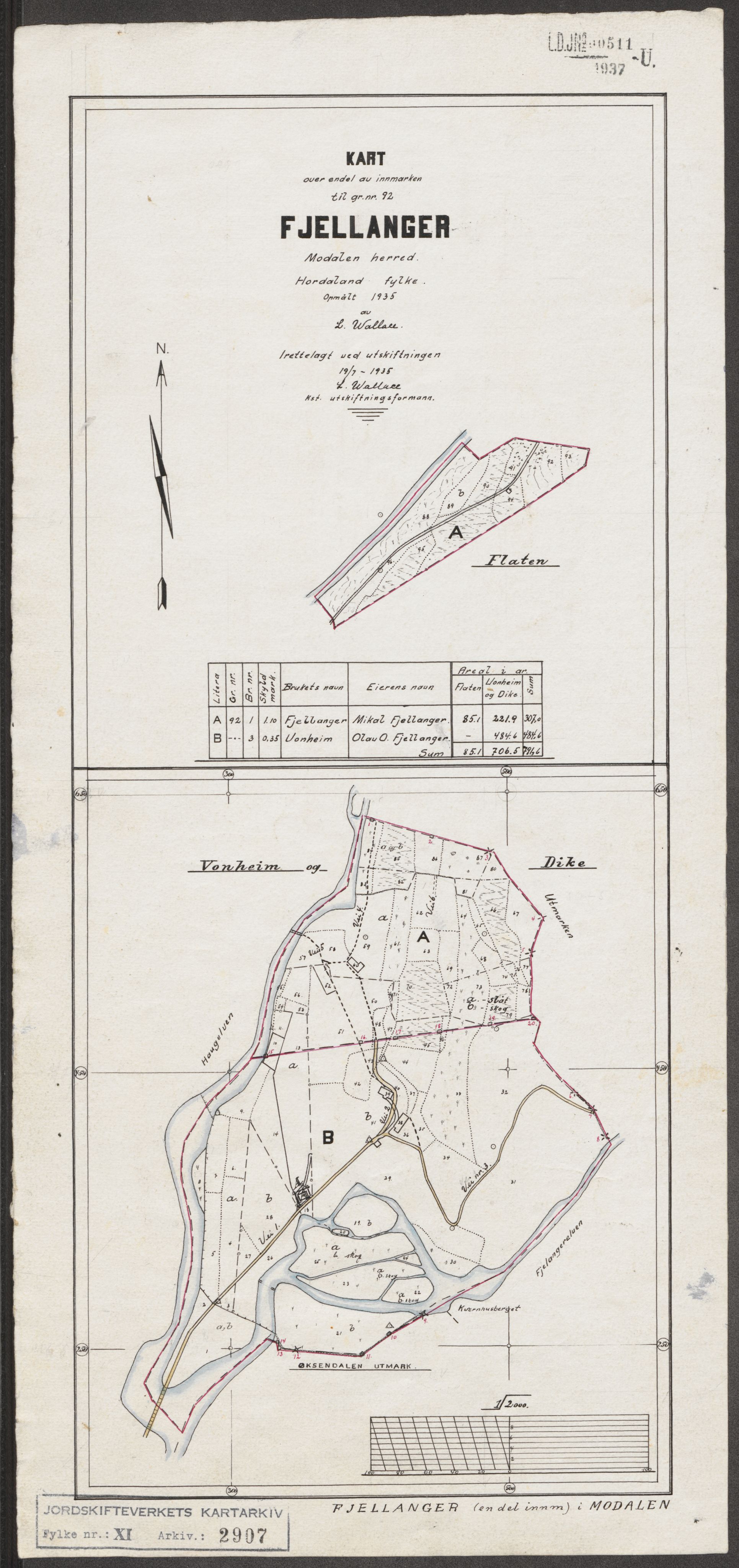 Jordskifteverkets kartarkiv, AV/RA-S-3929/T, 1859-1988, s. 3276