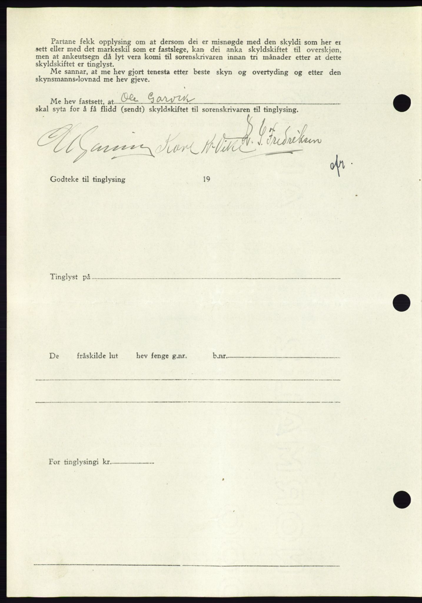 Søre Sunnmøre sorenskriveri, AV/SAT-A-4122/1/2/2C/L0081: Pantebok nr. 7A, 1947-1948, Dagboknr: 1841/1947