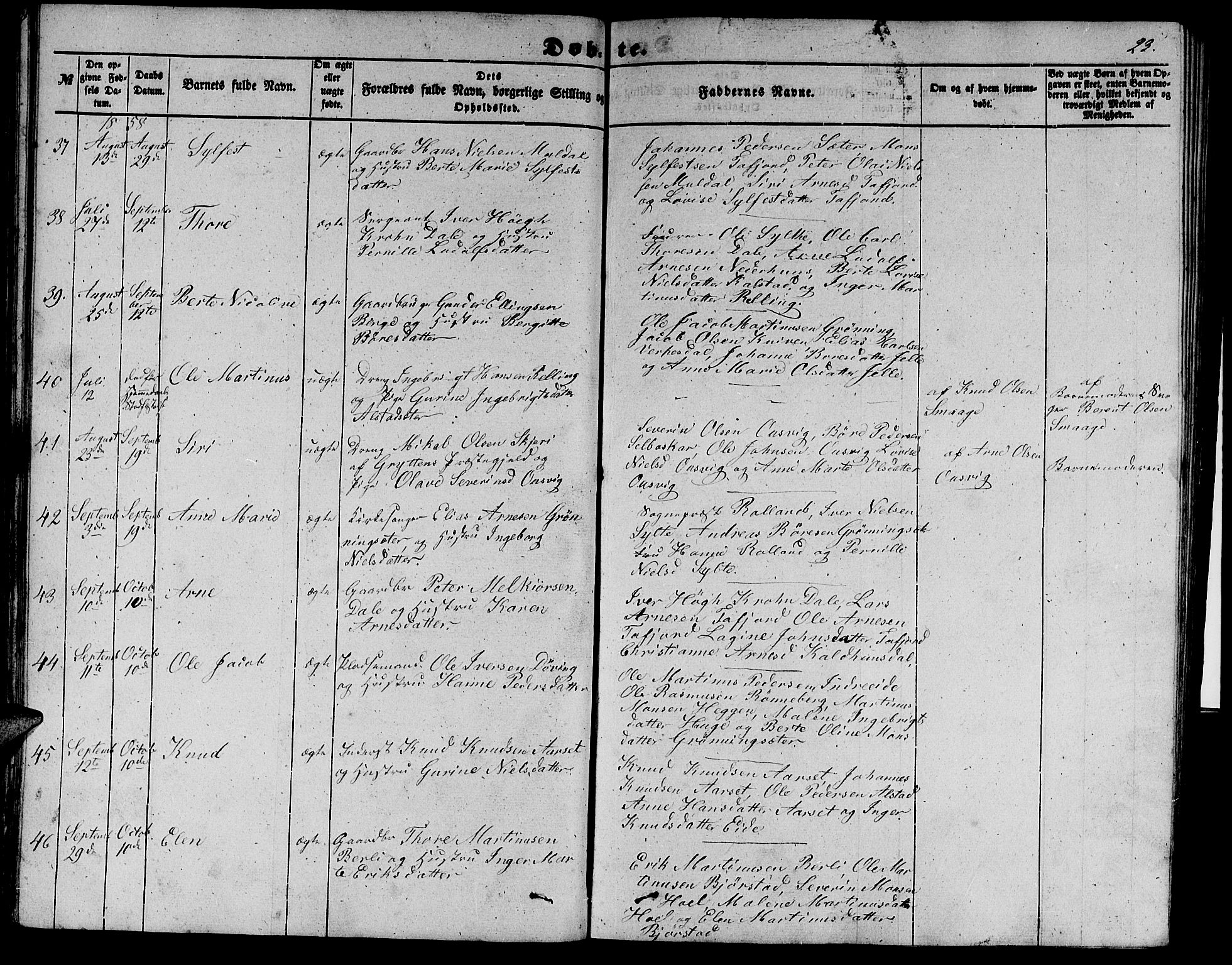 Ministerialprotokoller, klokkerbøker og fødselsregistre - Møre og Romsdal, AV/SAT-A-1454/519/L0261: Klokkerbok nr. 519C02, 1854-1867, s. 23