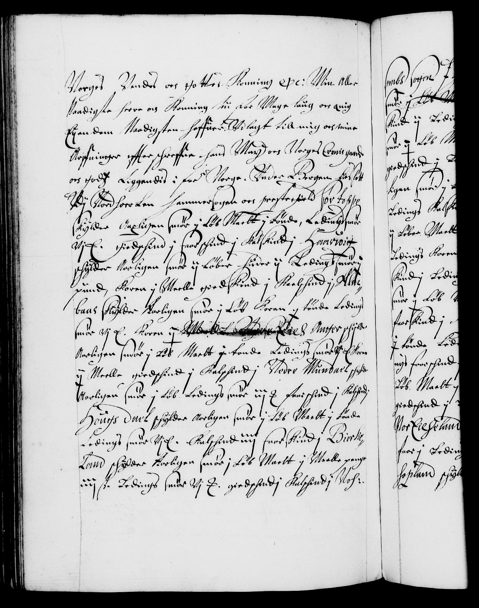 Danske Kanselli 1572-1799, RA/EA-3023/F/Fc/Fca/Fcaa/L0007: Norske registre (mikrofilm), 1648-1650, s. 477b
