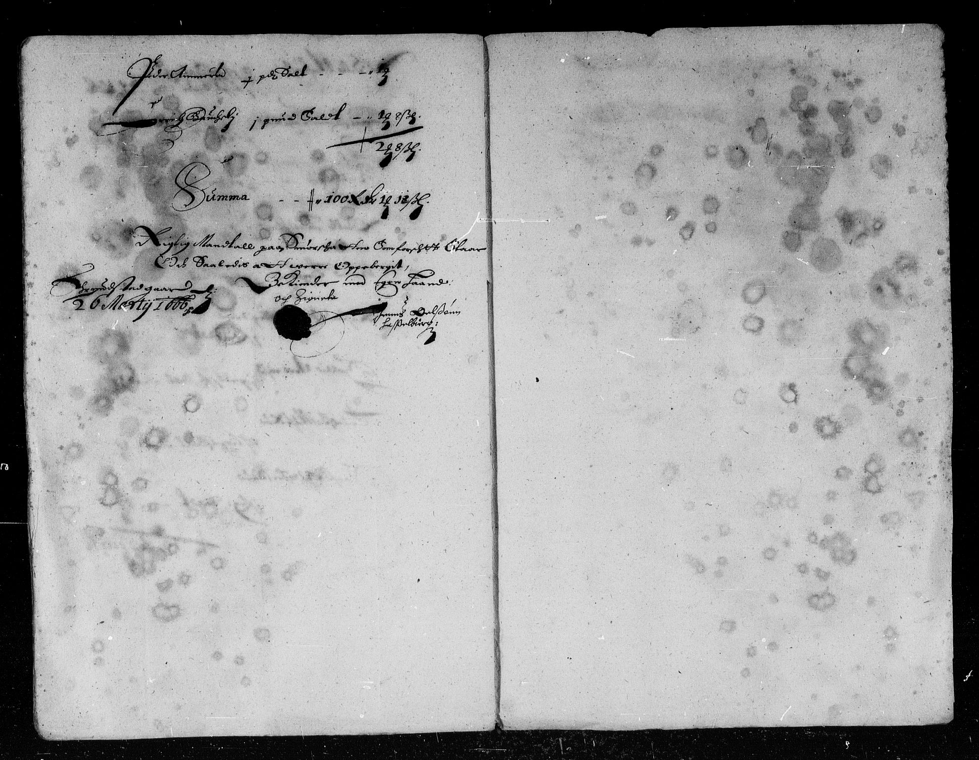 Rentekammeret inntil 1814, Reviderte regnskaper, Stiftamtstueregnskaper, Landkommissariatet på Akershus og Akershus stiftamt, AV/RA-EA-5869/R/Rb/L0039: Akershus stiftamt, 1666
