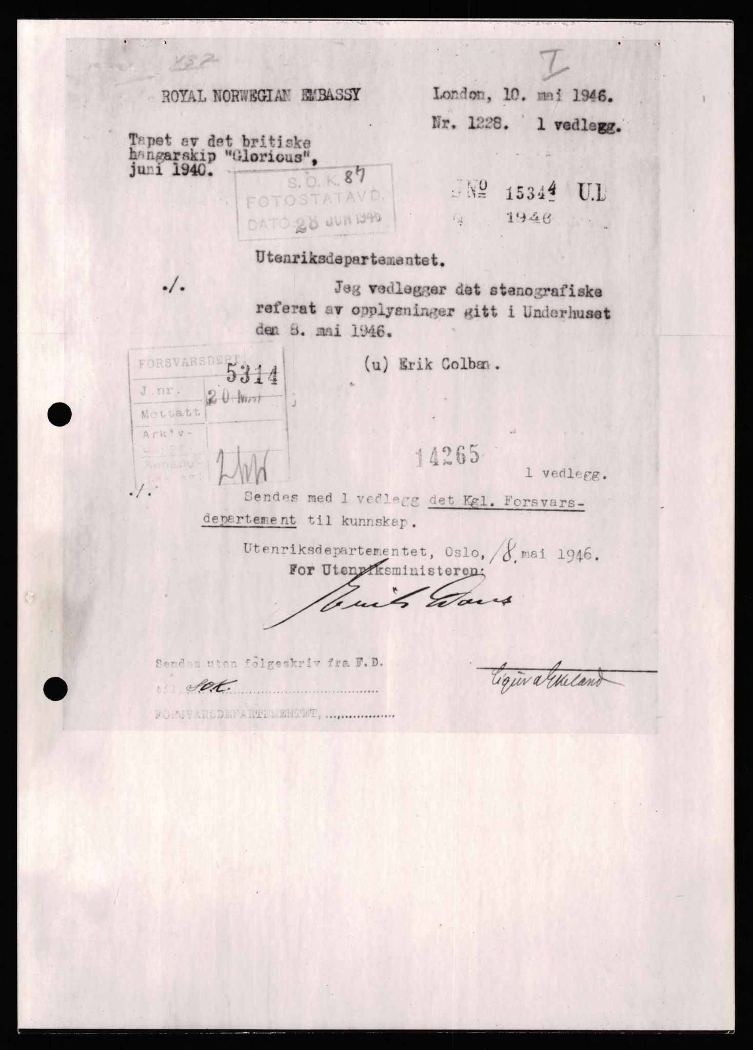 Forsvaret, Sjøforsvarets overkommando, AV/RA-RAFA-2035/D/Dc/L0306: --, 1940-1945, s. 64