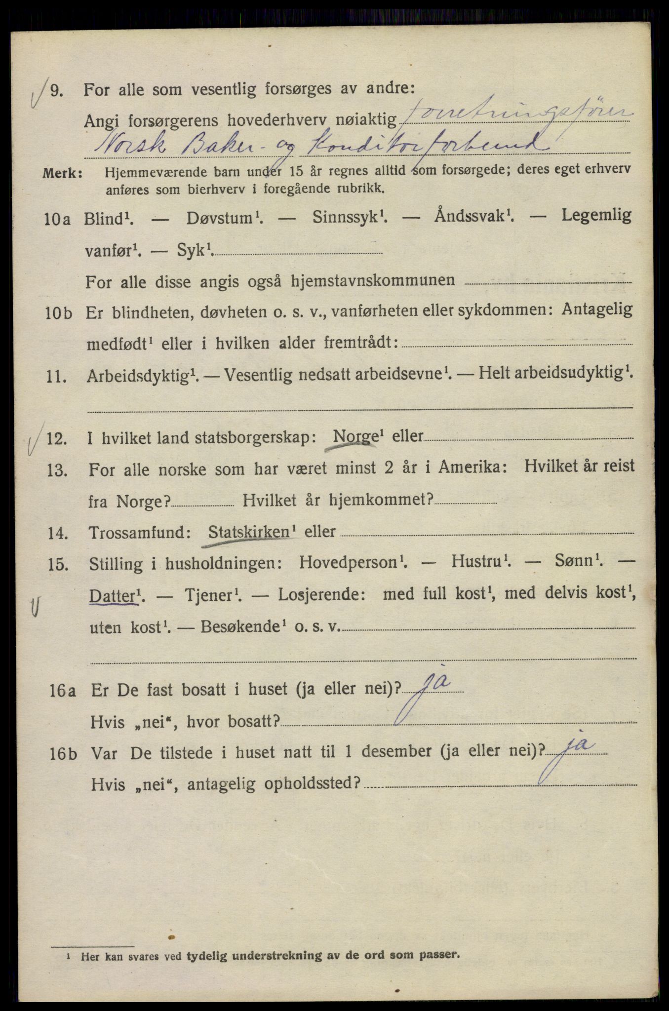 SAO, Folketelling 1920 for 0301 Kristiania kjøpstad, 1920, s. 542440