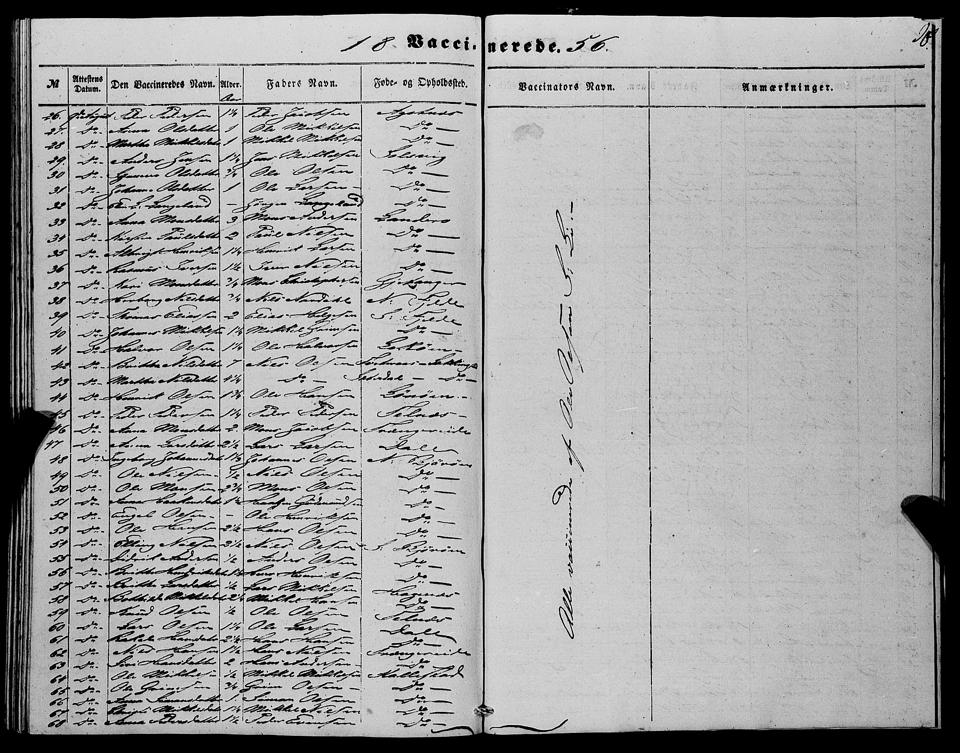 Fjell sokneprestembete, AV/SAB-A-75301/H/Haa: Ministerialbok nr. A 4, 1851-1870, s. 90