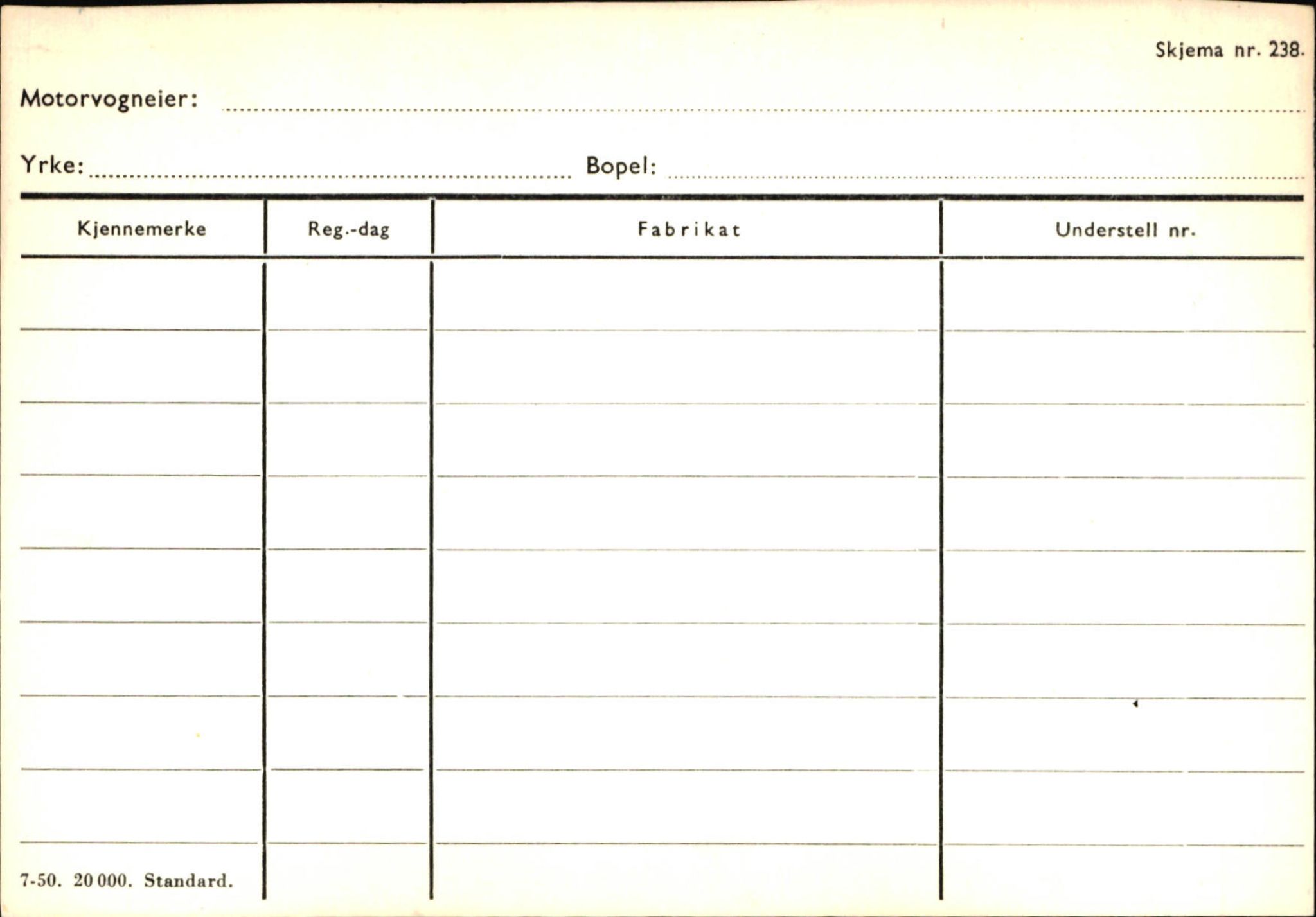 Statens vegvesen, Sogn og Fjordane vegkontor, SAB/A-5301/4/F/L0130: Eigarregister Eid T-Å. Høyanger A-O, 1945-1975, s. 488