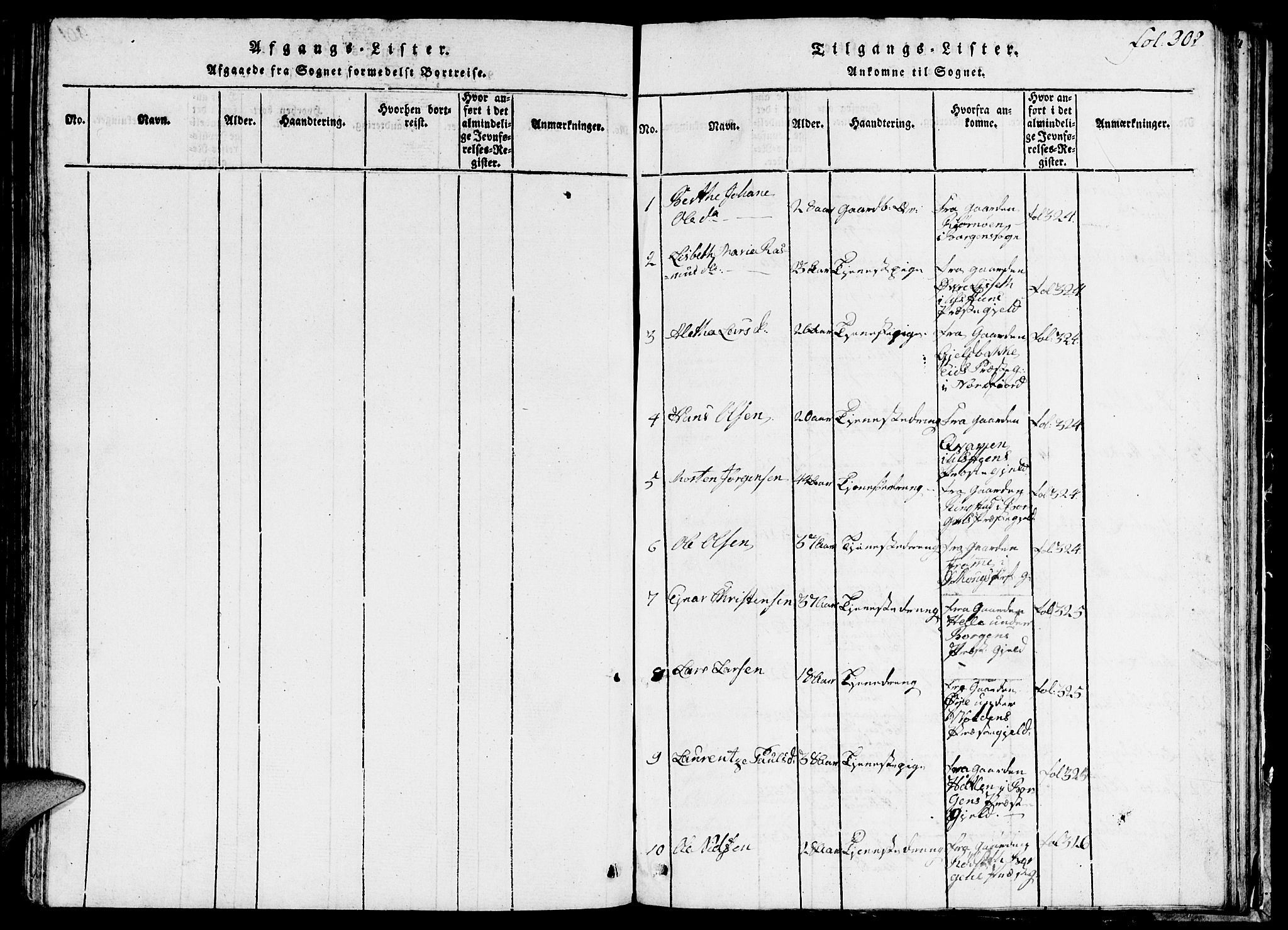 Ministerialprotokoller, klokkerbøker og fødselsregistre - Møre og Romsdal, SAT/A-1454/536/L0506: Klokkerbok nr. 536C01, 1818-1859, s. 302