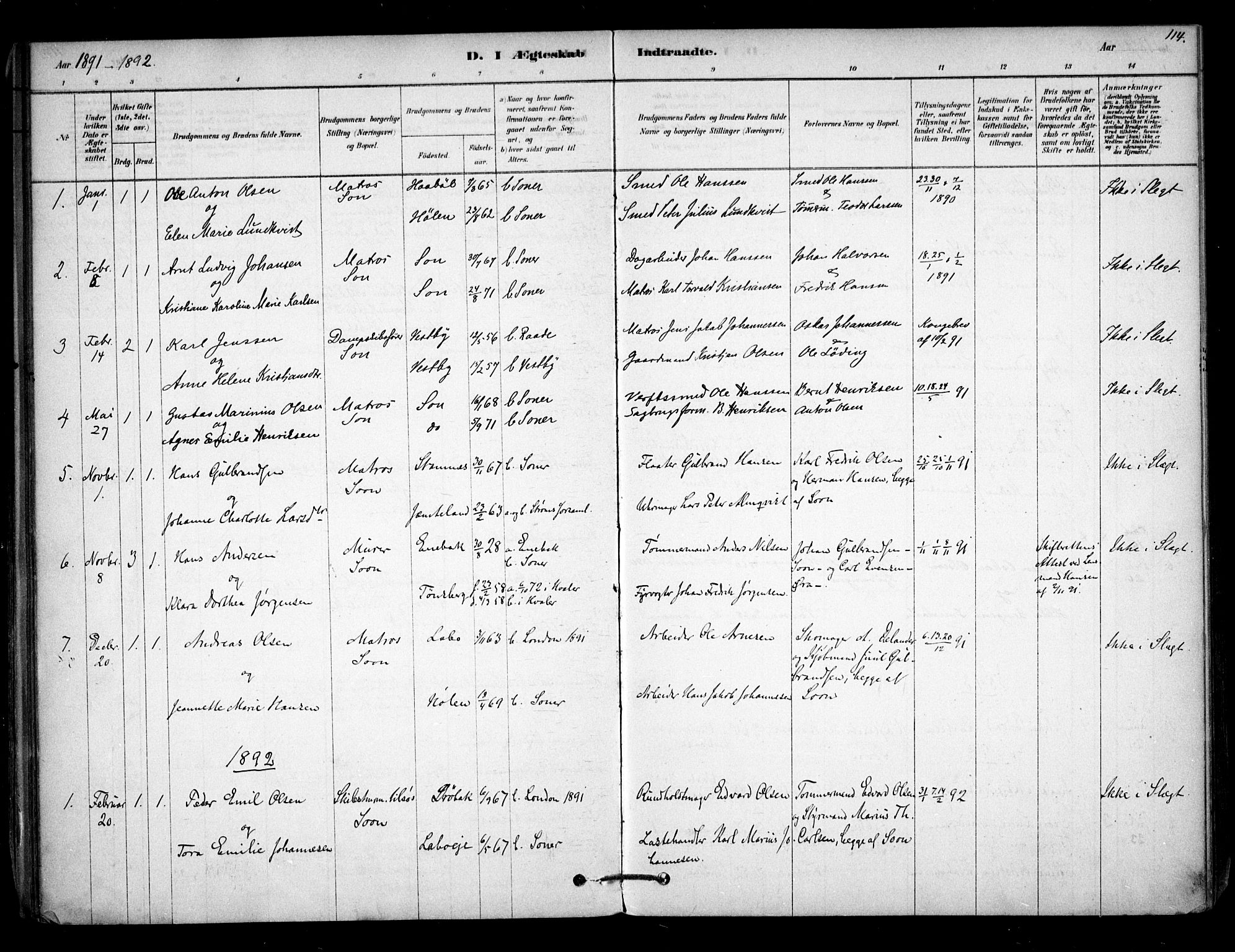 Vestby prestekontor Kirkebøker, AV/SAO-A-10893/F/Fc/L0001: Ministerialbok nr. III 1, 1878-1906, s. 114