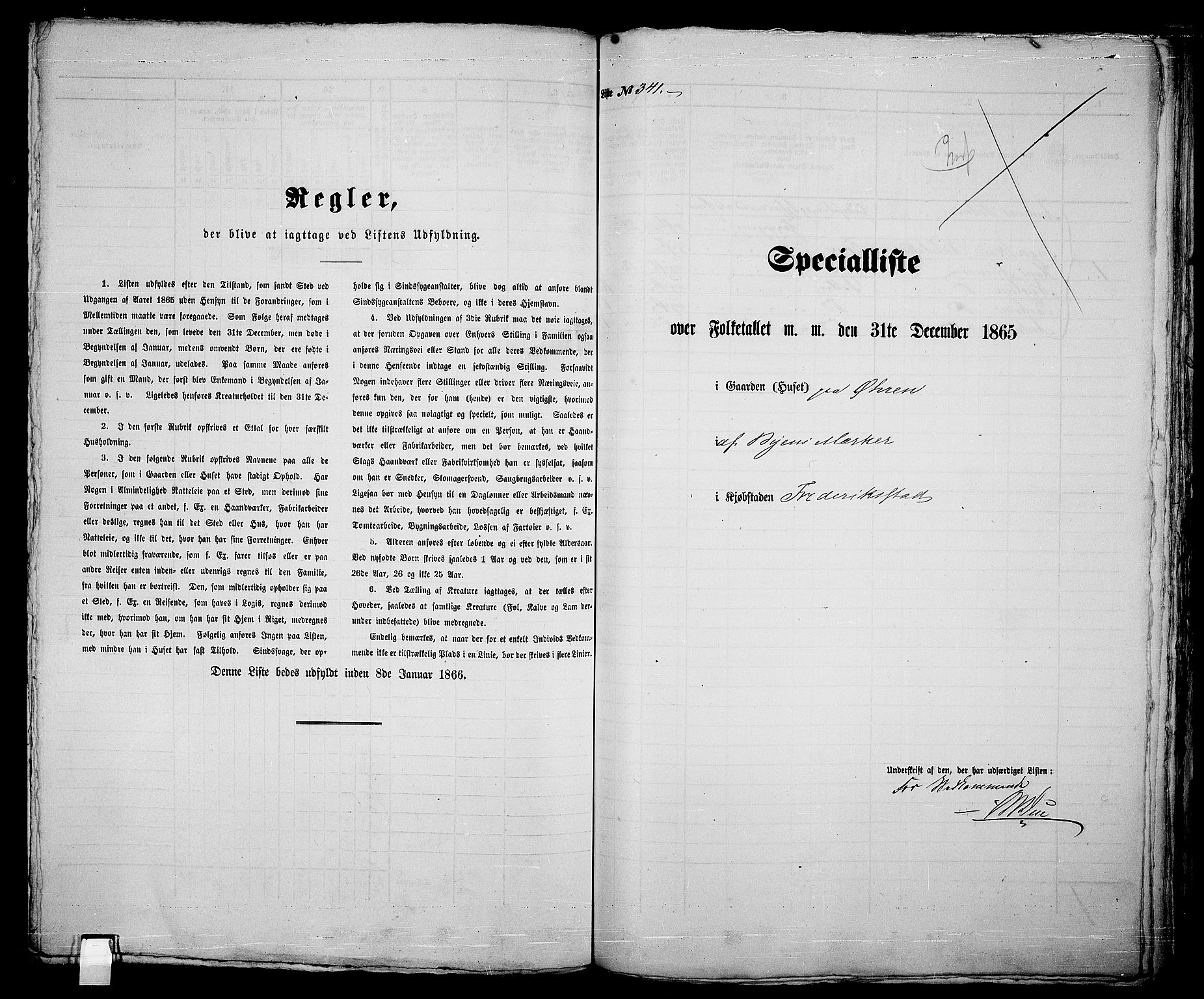 RA, Folketelling 1865 for 0103B Fredrikstad prestegjeld, Fredrikstad kjøpstad, 1865, s. 714