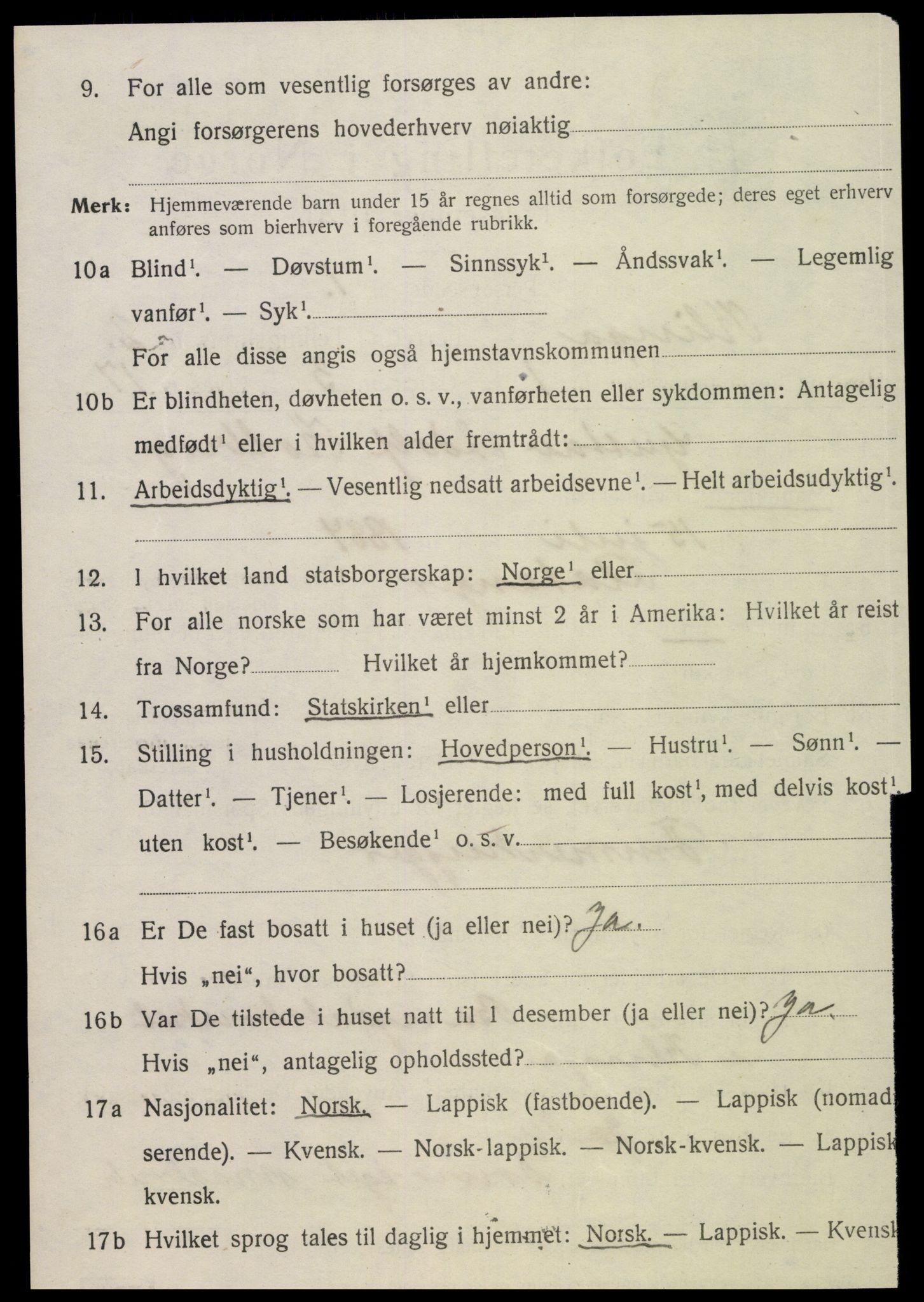 SAT, Folketelling 1920 for 1746 Klinga herred, 1920, s. 1464