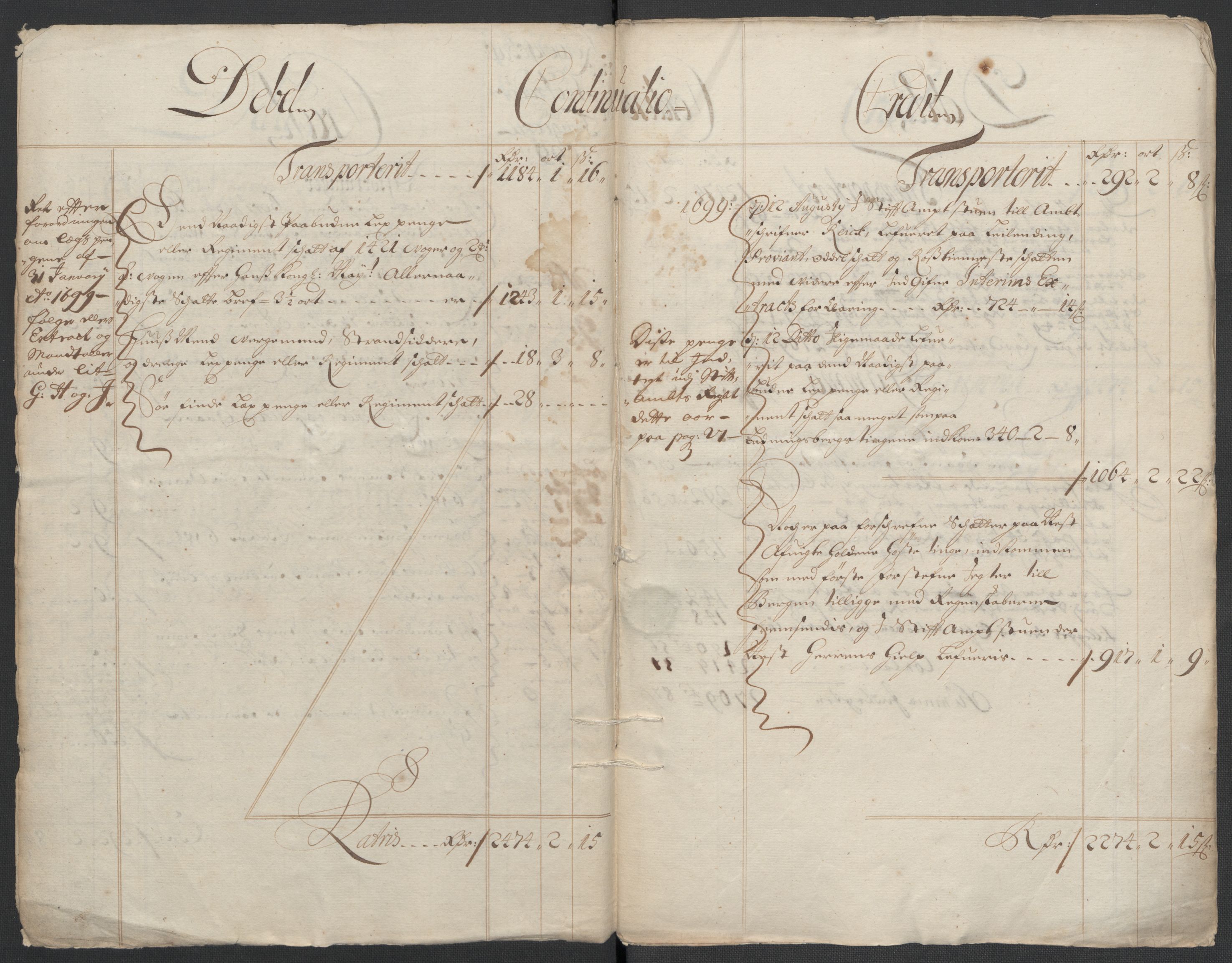 Rentekammeret inntil 1814, Reviderte regnskaper, Fogderegnskap, RA/EA-4092/R66/L4579: Fogderegnskap Salten, 1697-1700, s. 218