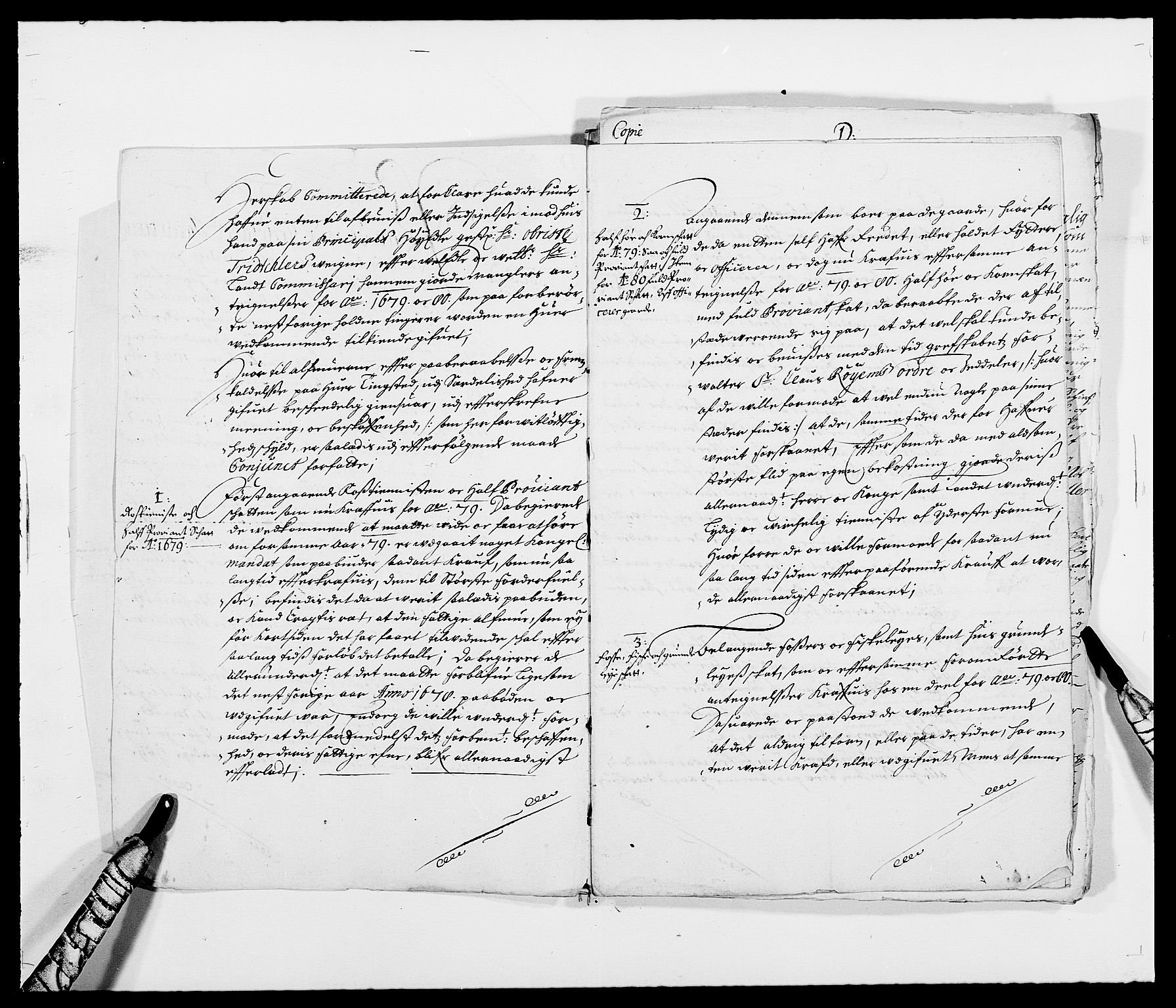Rentekammeret inntil 1814, Reviderte regnskaper, Fogderegnskap, RA/EA-4092/R32/L1849: Fogderegnskap Jarlsberg grevskap, 1679-1680, s. 3