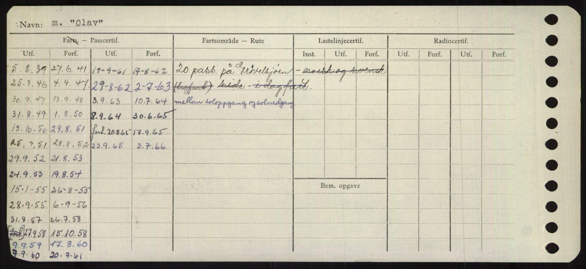 Sjøfartsdirektoratet med forløpere, Skipsmålingen, RA/S-1627/H/Ha/L0004/0002: Fartøy, Mas-R / Fartøy, Odin-R, s. 28