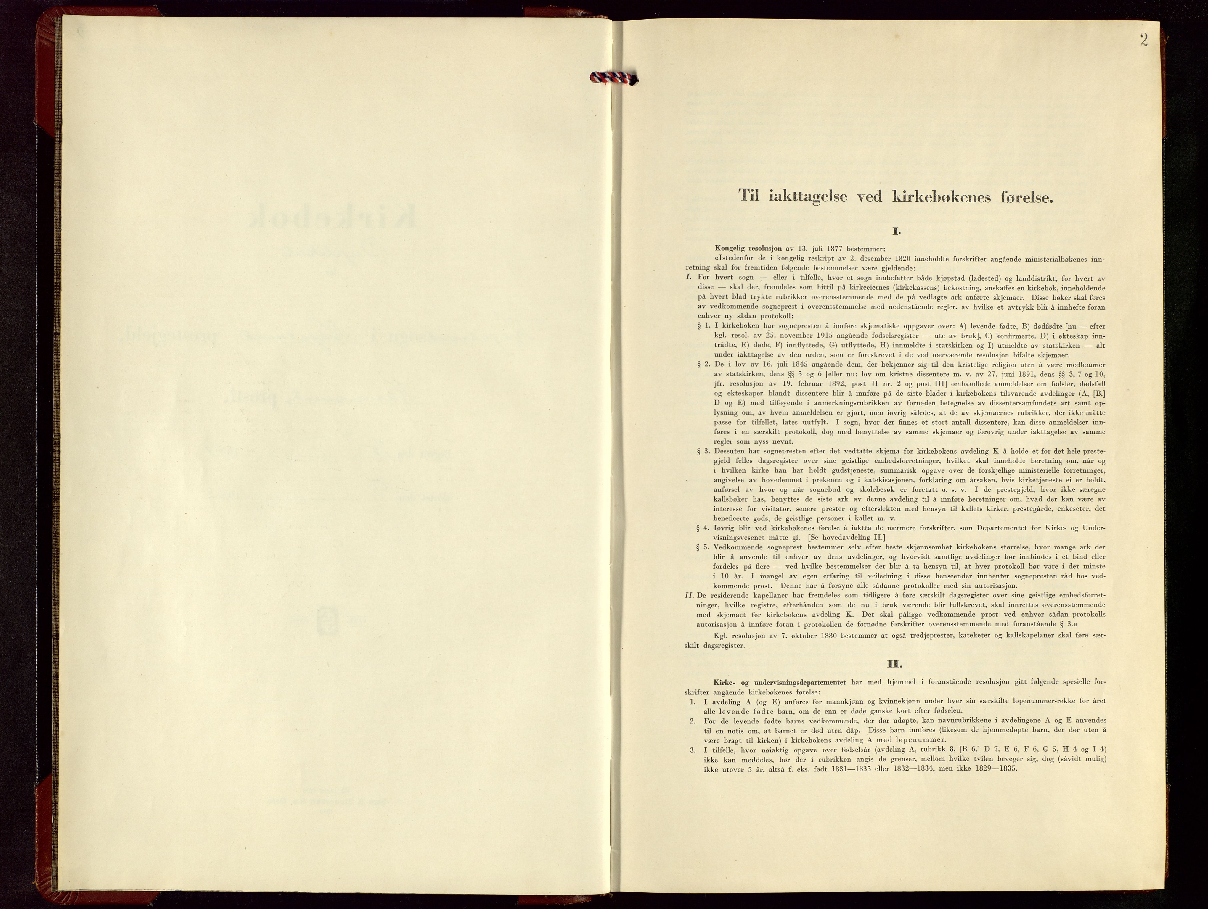 Kopervik sokneprestkontor, AV/SAST-A-101850/H/Ha/Hab/L0010: Klokkerbok nr. B 10, 1948-1962, s. 2