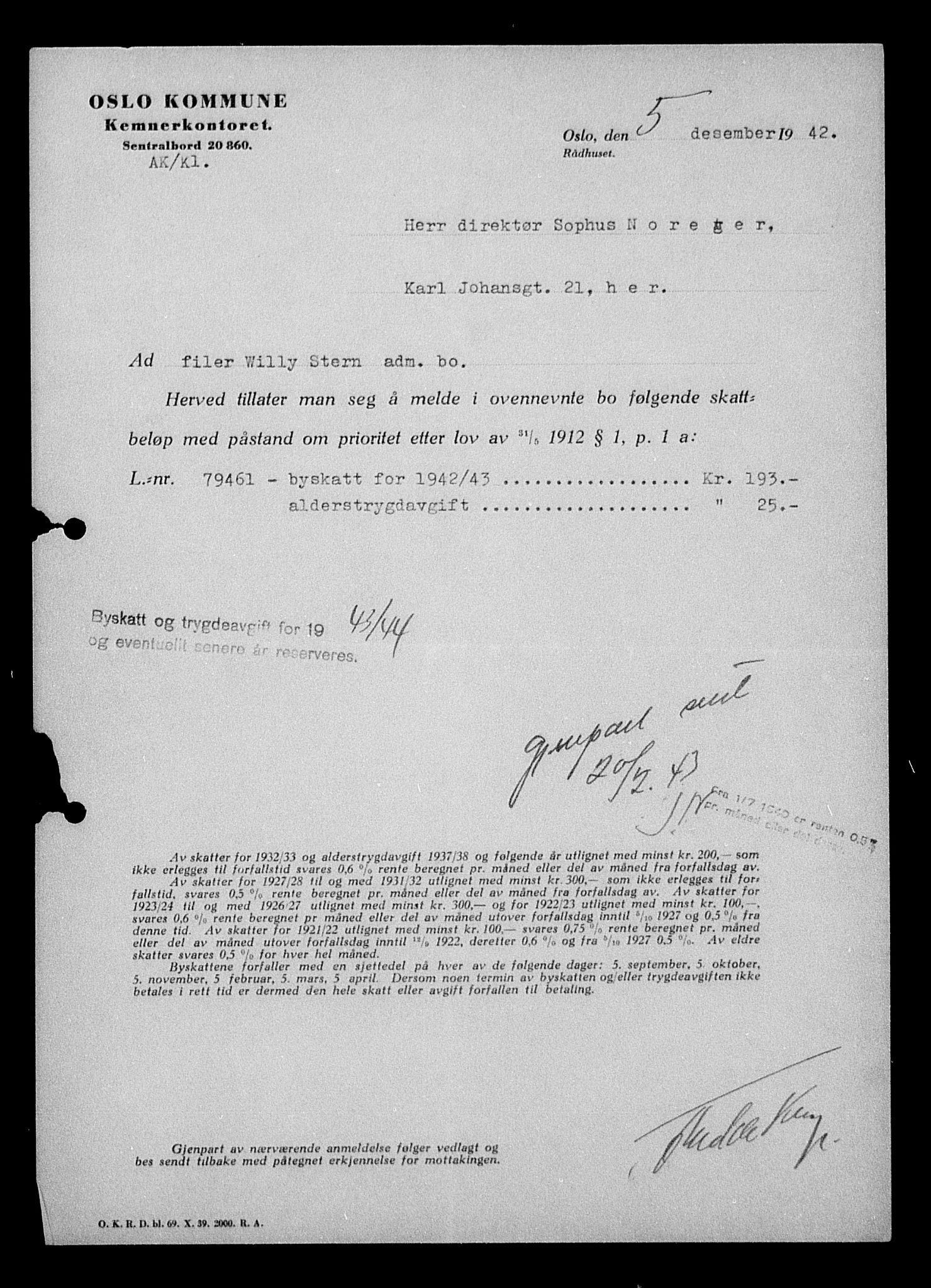 Justisdepartementet, Tilbakeføringskontoret for inndratte formuer, RA/S-1564/H/Hc/Hcc/L0983: --, 1945-1947, s. 223