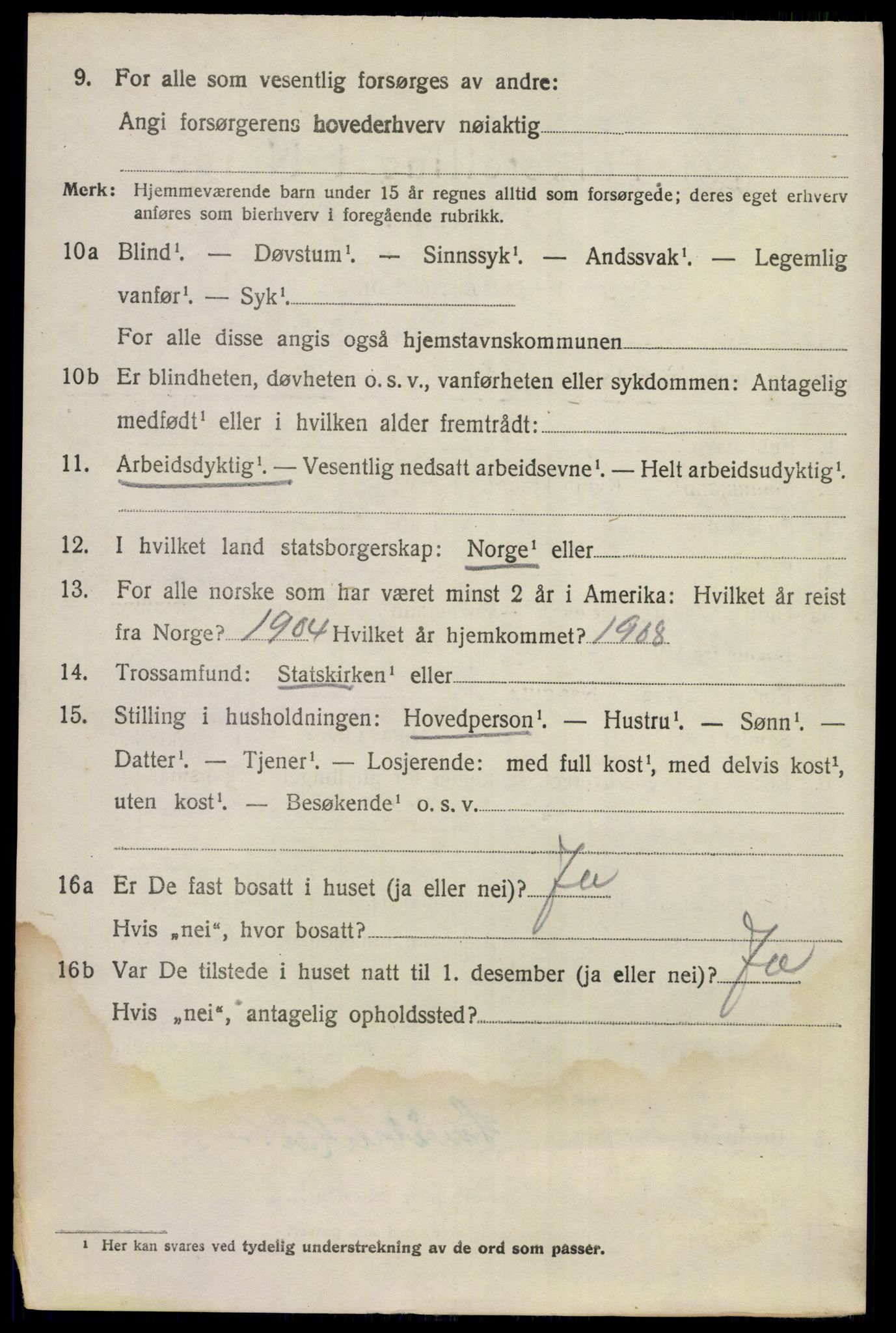 SAKO, Folketelling 1920 for 0616 Nes herred, 1920, s. 2667
