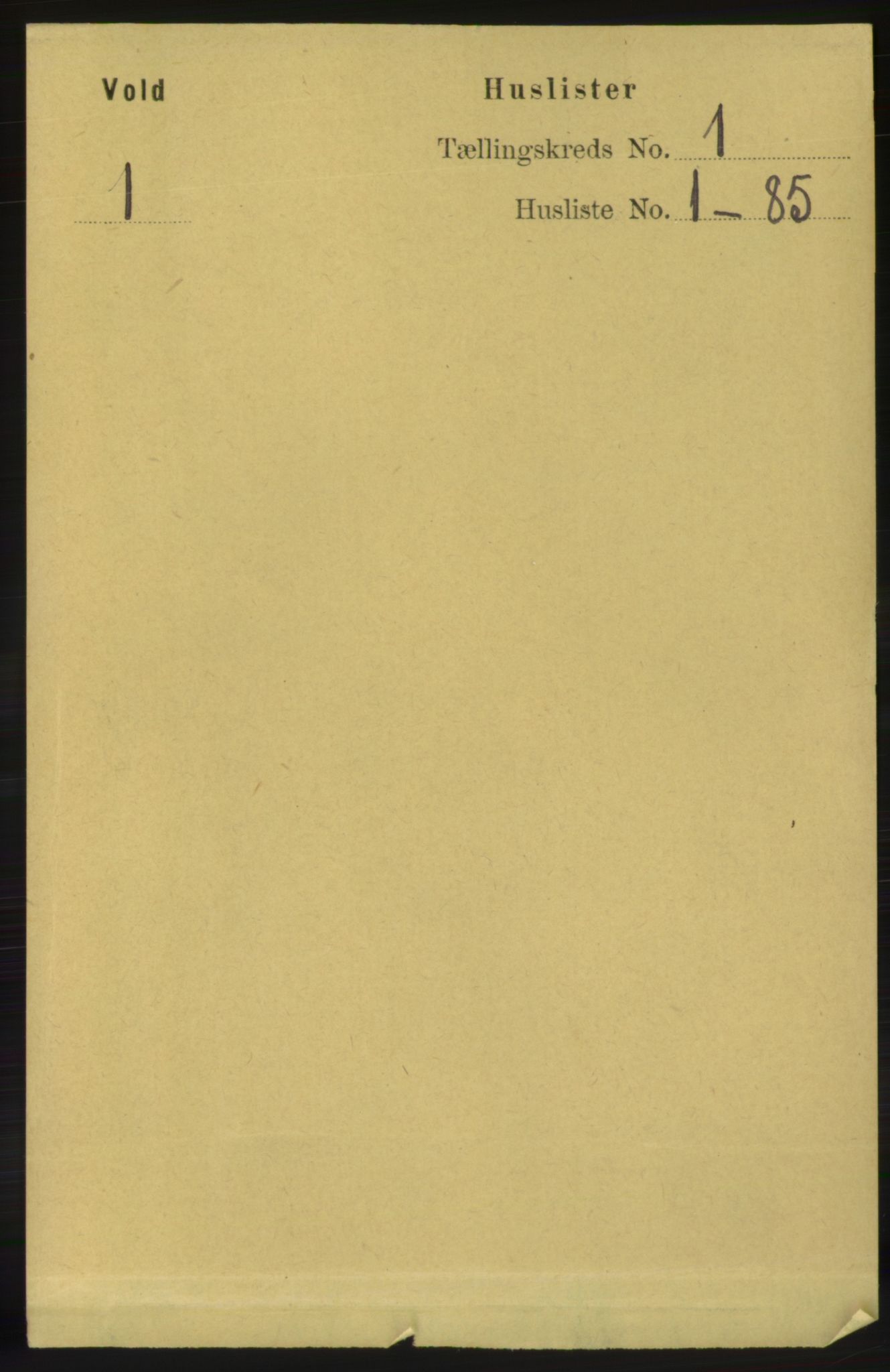 RA, Folketelling 1891 for 1537 Voll herred, 1891, s. 11