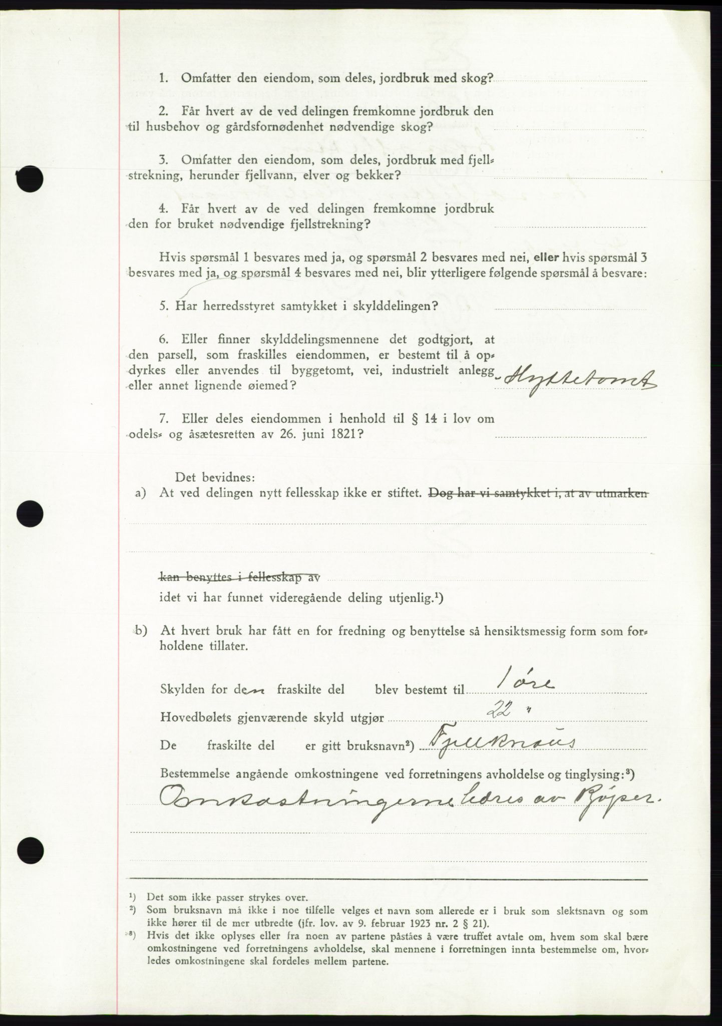 Jæren sorenskriveri, SAST/A-100310/03/G/Gba/L0081: Pantebok, 1941-1941, Dagboknr: 3260/1941