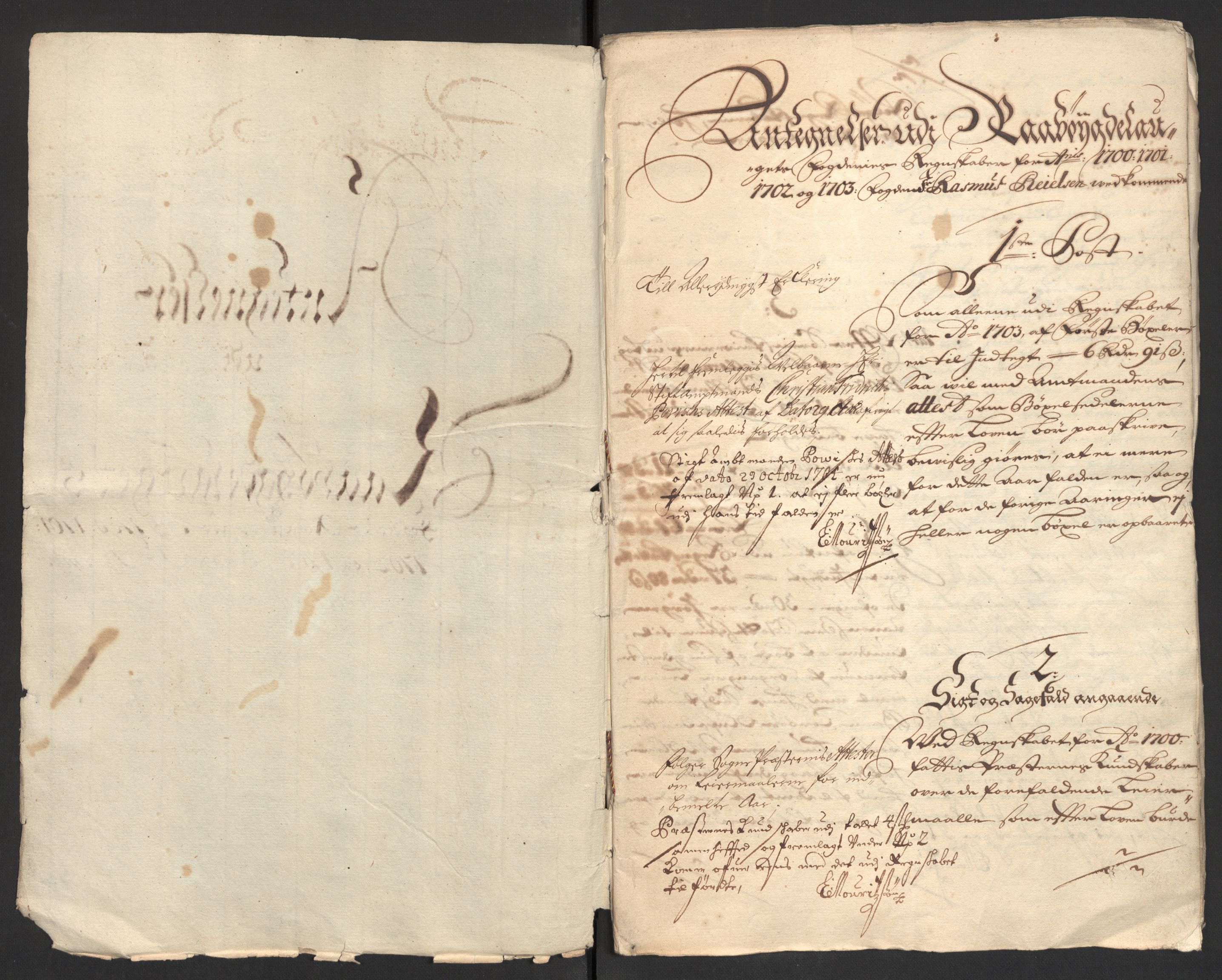 Rentekammeret inntil 1814, Reviderte regnskaper, Fogderegnskap, RA/EA-4092/R40/L2447: Fogderegnskap Råbyggelag, 1703-1705, s. 117