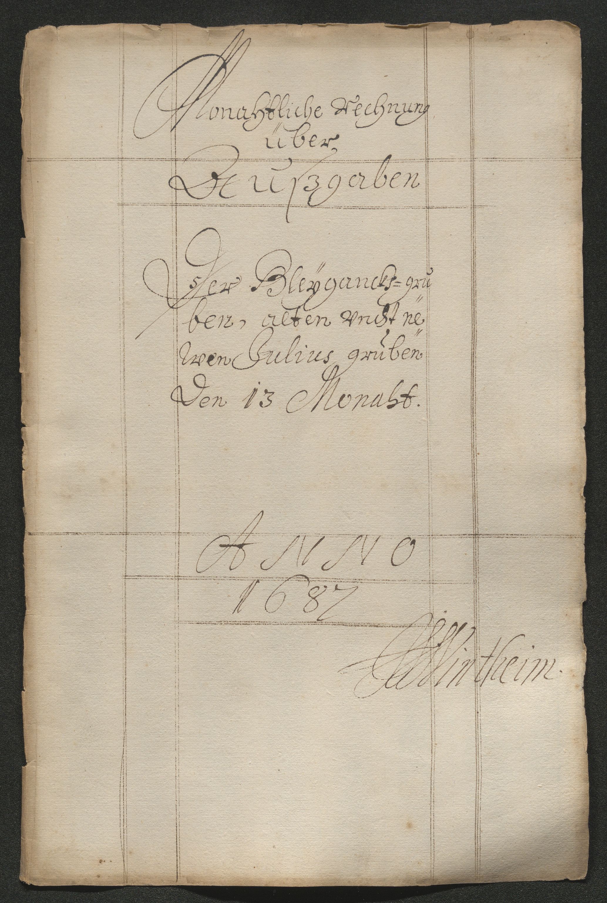 Kongsberg Sølvverk 1623-1816, SAKO/EA-3135/001/D/Dc/Dcd/L0065: Utgiftsregnskap for gruver m.m. , 1687, s. 329