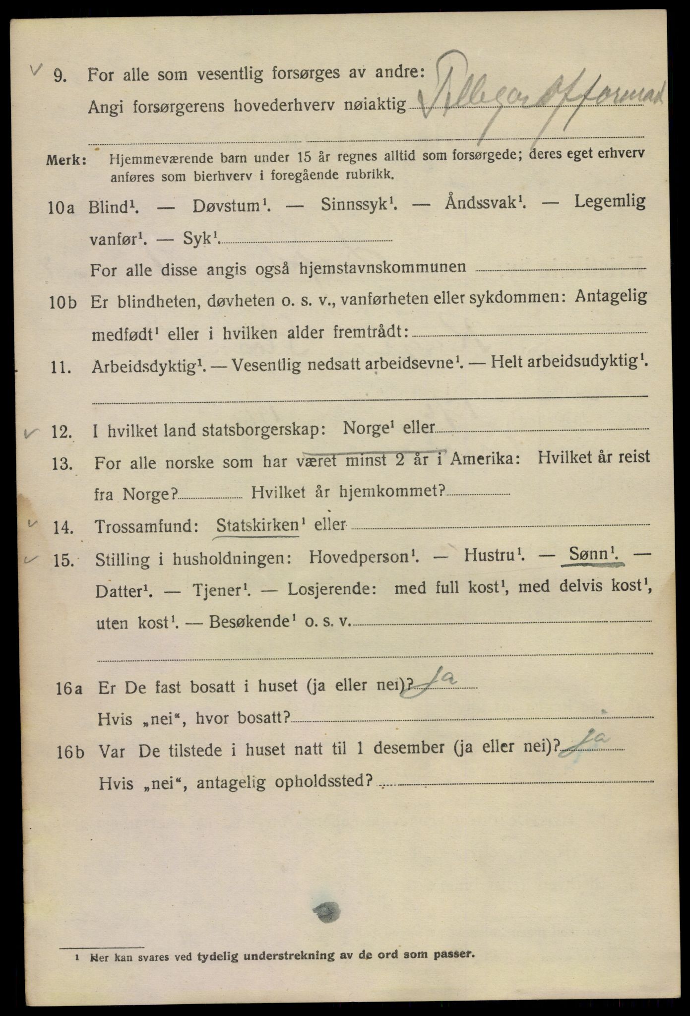 SAO, Folketelling 1920 for 0301 Kristiania kjøpstad, 1920, s. 366474