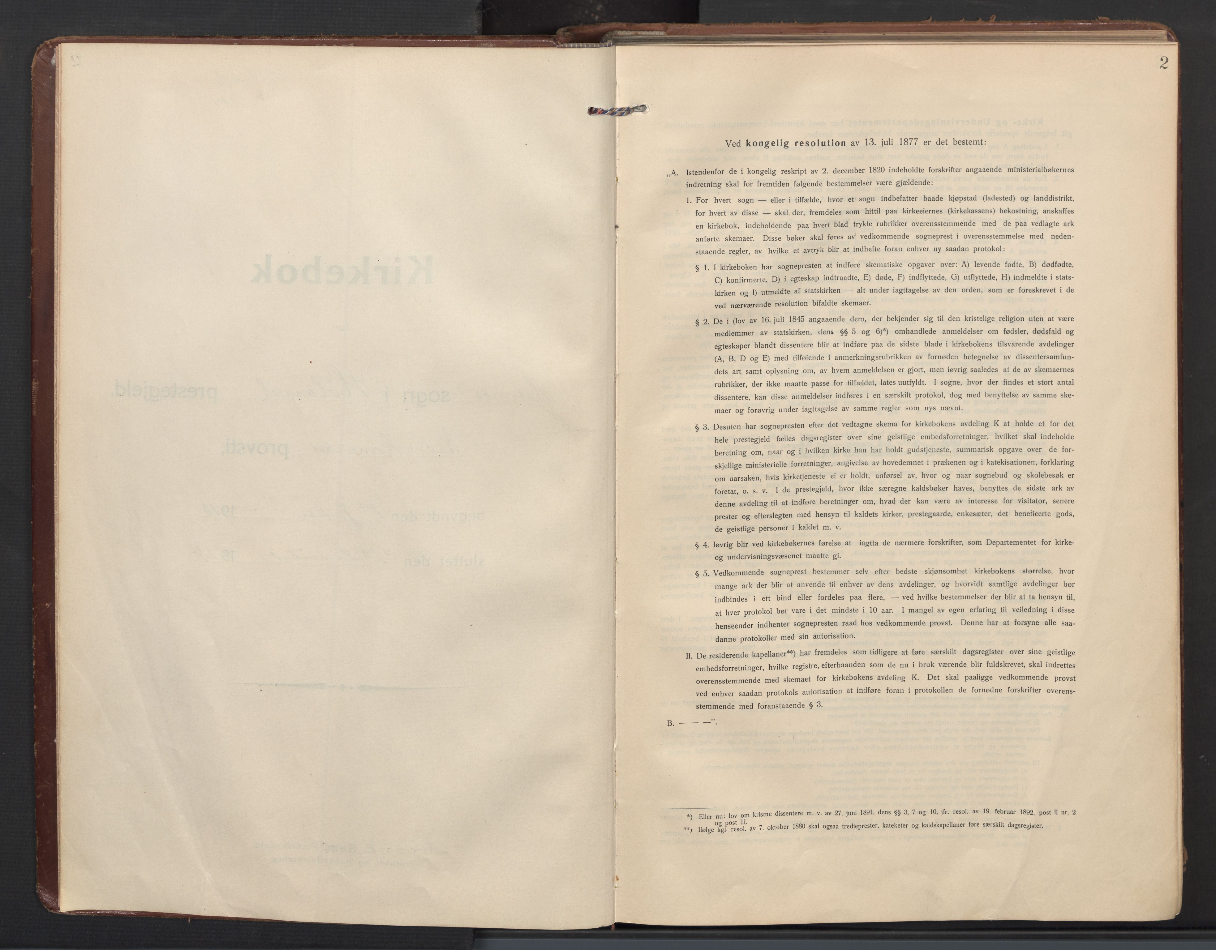 Høland prestekontor Kirkebøker, SAO/A-10346a/F/Fb: Ministerialbok nr. II 4, 1913-1924, s. 2