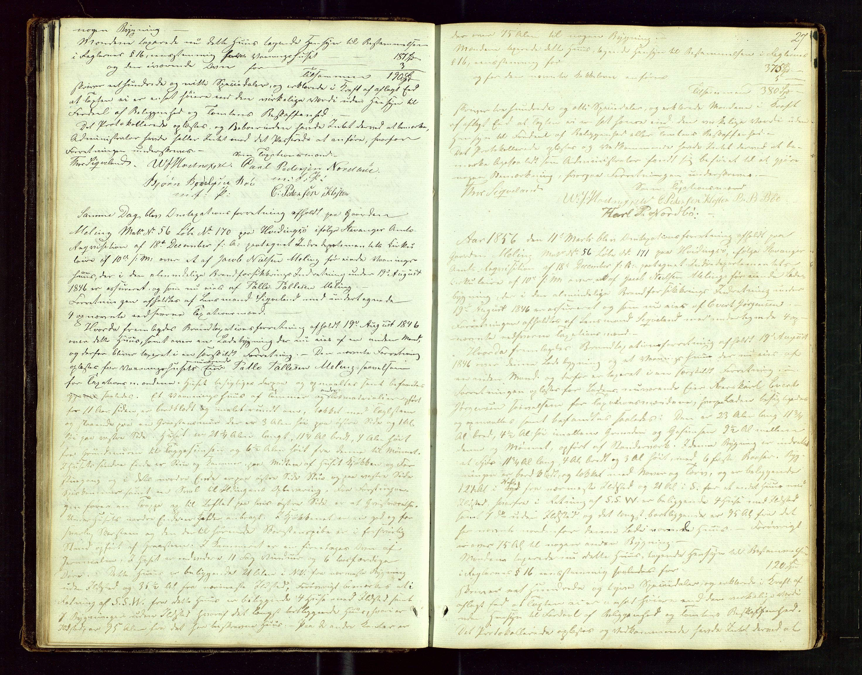 Rennesøy lensmannskontor, AV/SAST-A-100165/Goa/L0001: "Brandtaxations-Protocol for Rennesøe Thinglag", 1846-1923, s. 26b-27a