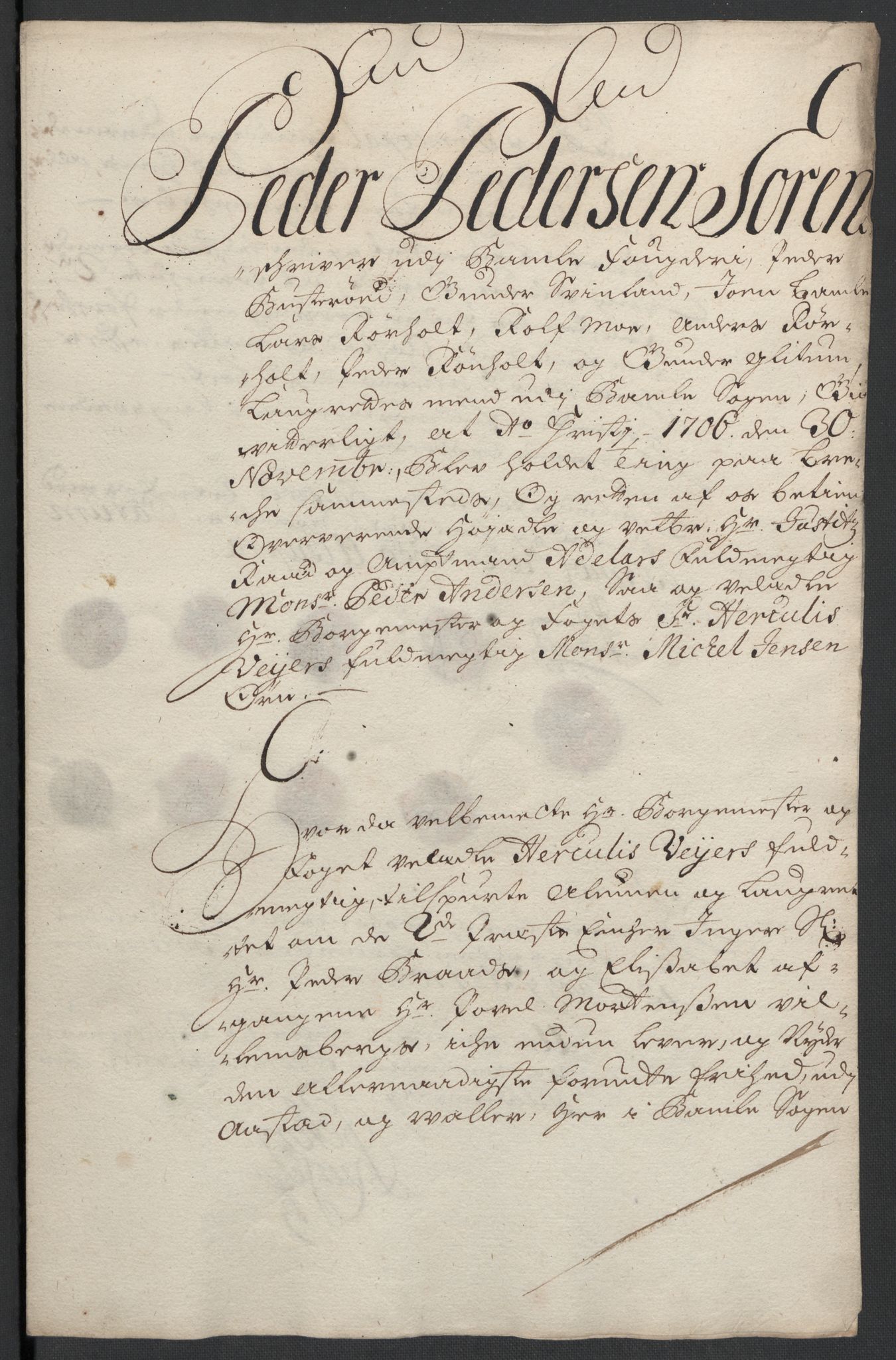 Rentekammeret inntil 1814, Reviderte regnskaper, Fogderegnskap, AV/RA-EA-4092/R36/L2116: Fogderegnskap Øvre og Nedre Telemark og Bamble, 1706-1707, s. 143